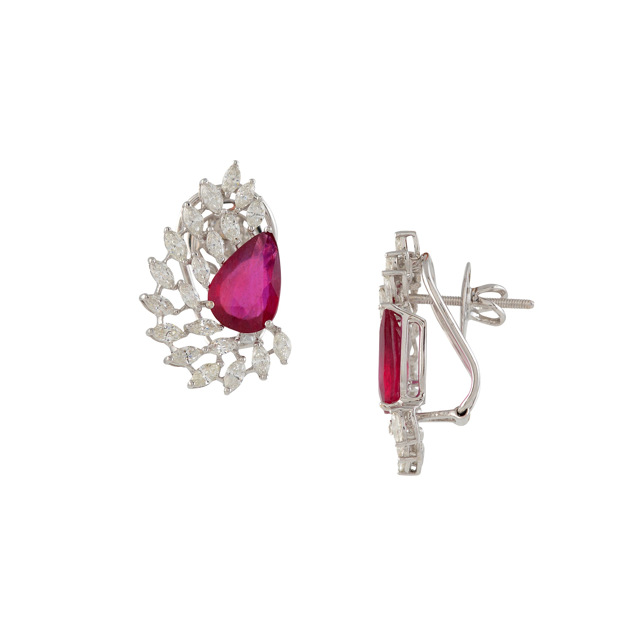 Luxy Diamond Elegance Earrings - Krishna Jewellers Pearls and Gems