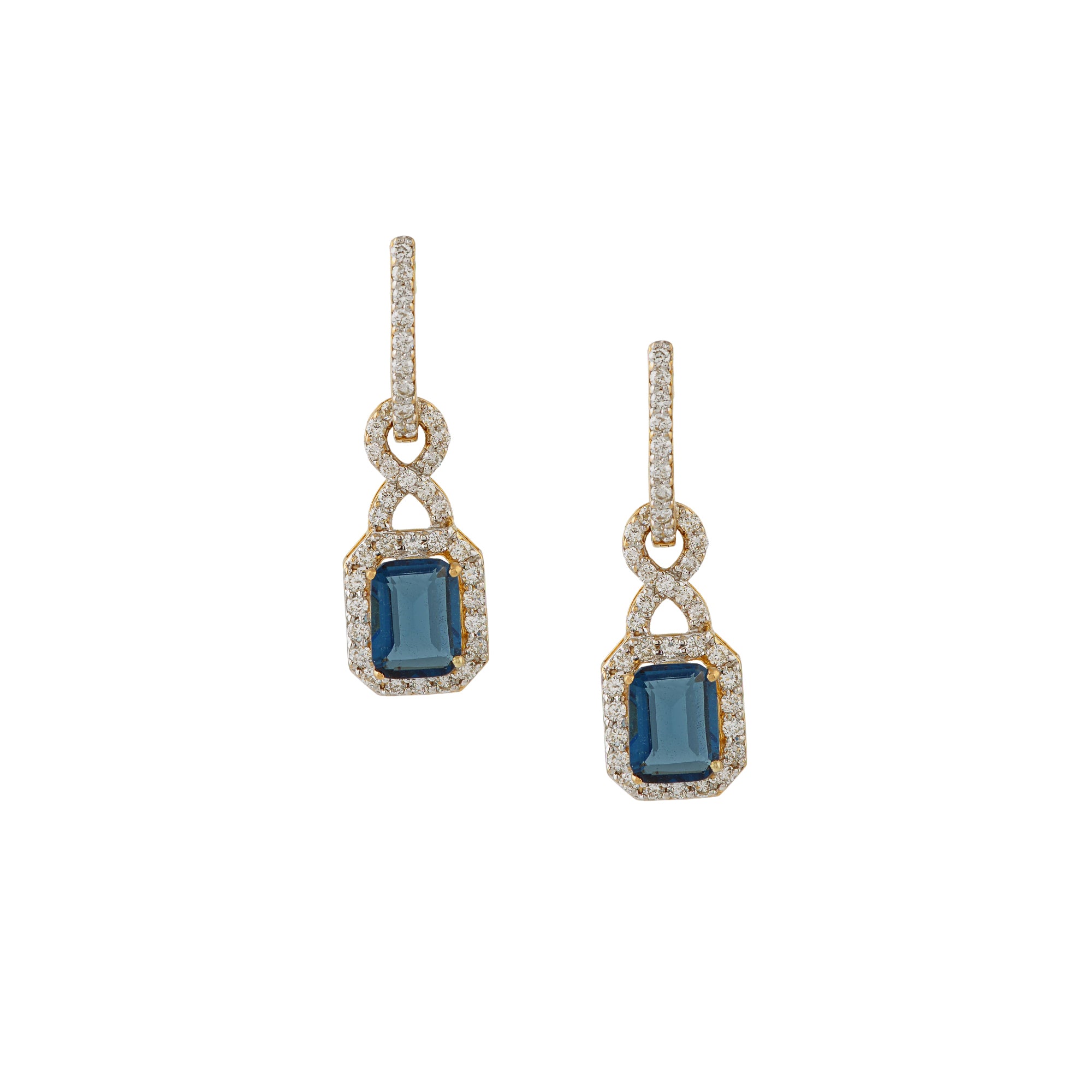 Plush Diamond Lever-Back Earring - Krishna Jewellers Pearls and Gems