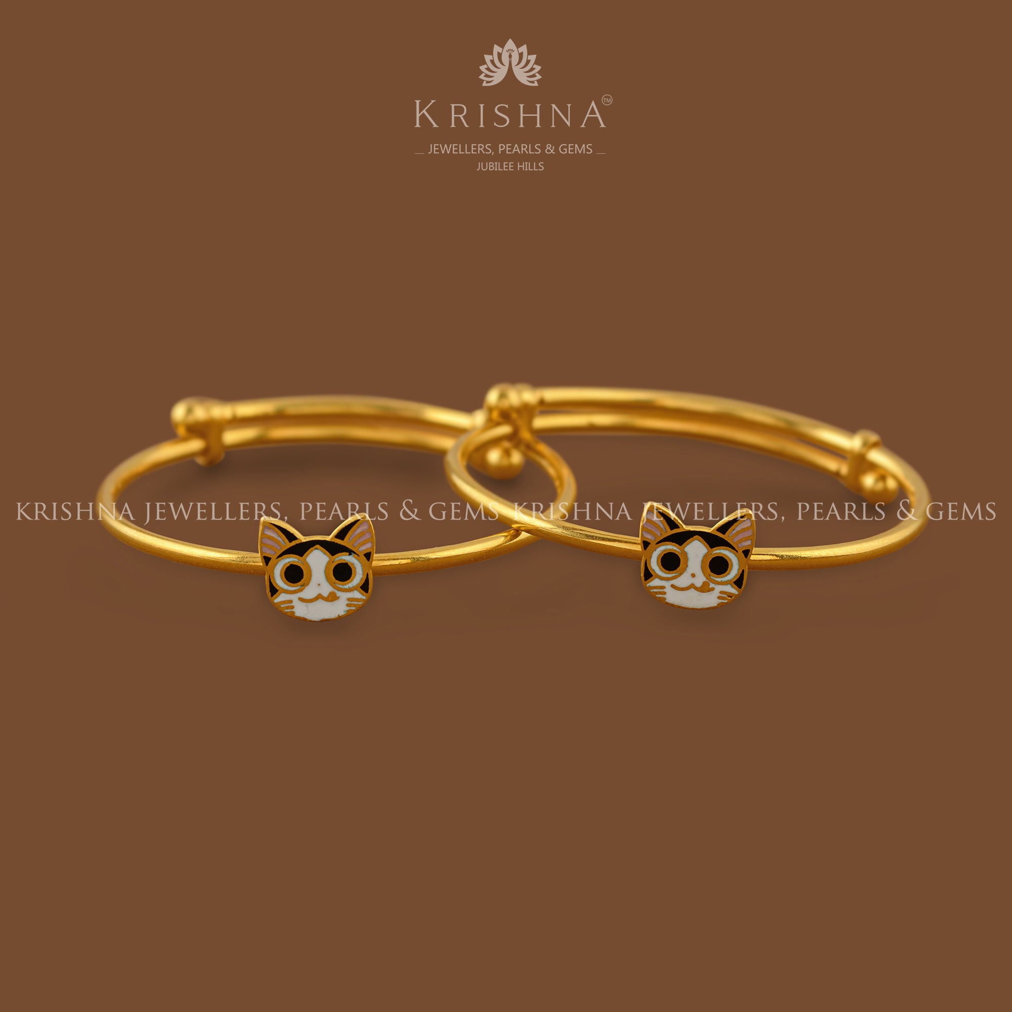 Gold Braclets For Babies - Krishna Jewellers Pearls and Gems