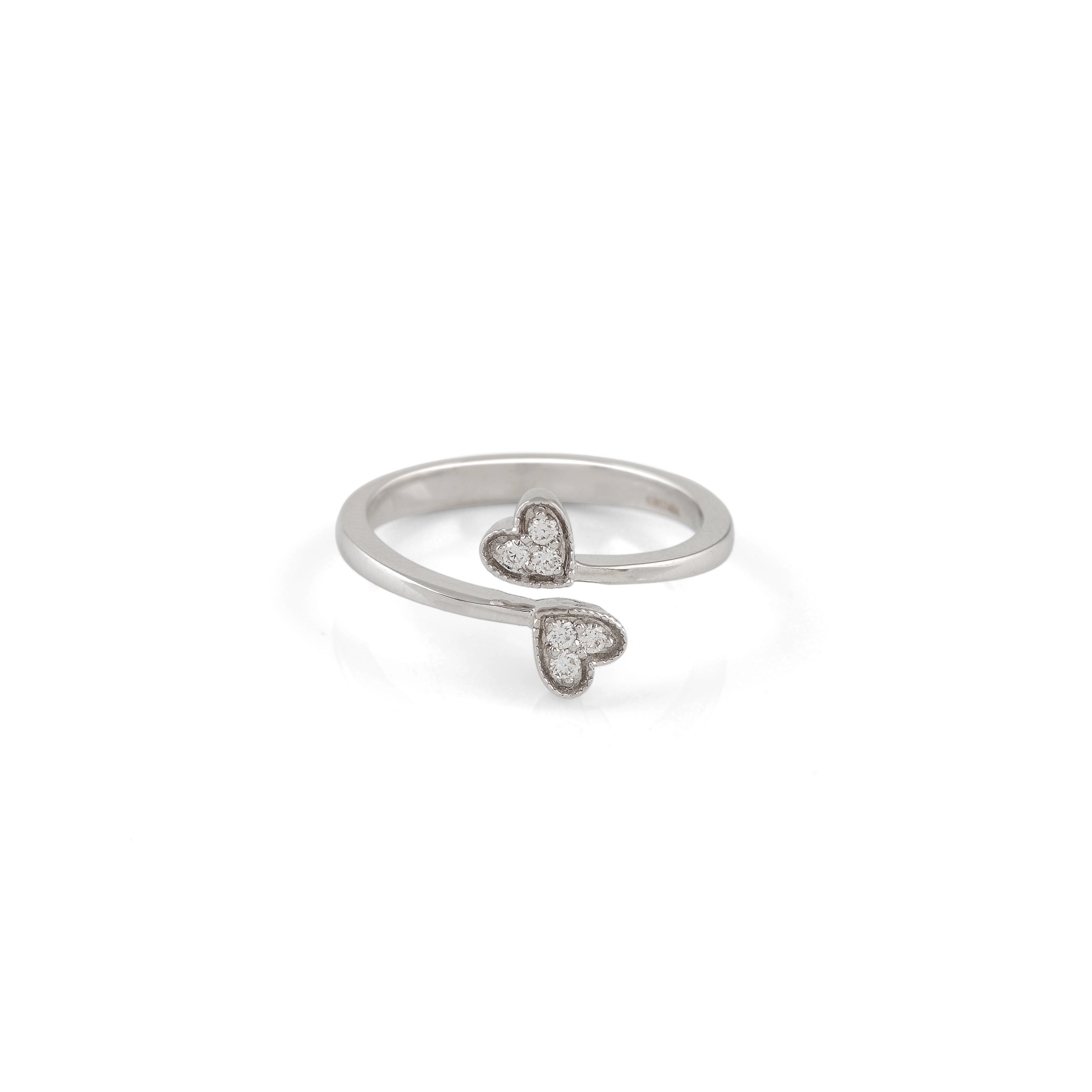 Twinheart Diamond Engagement Rings for Women - Krishna Jewellers Pearls and Gems