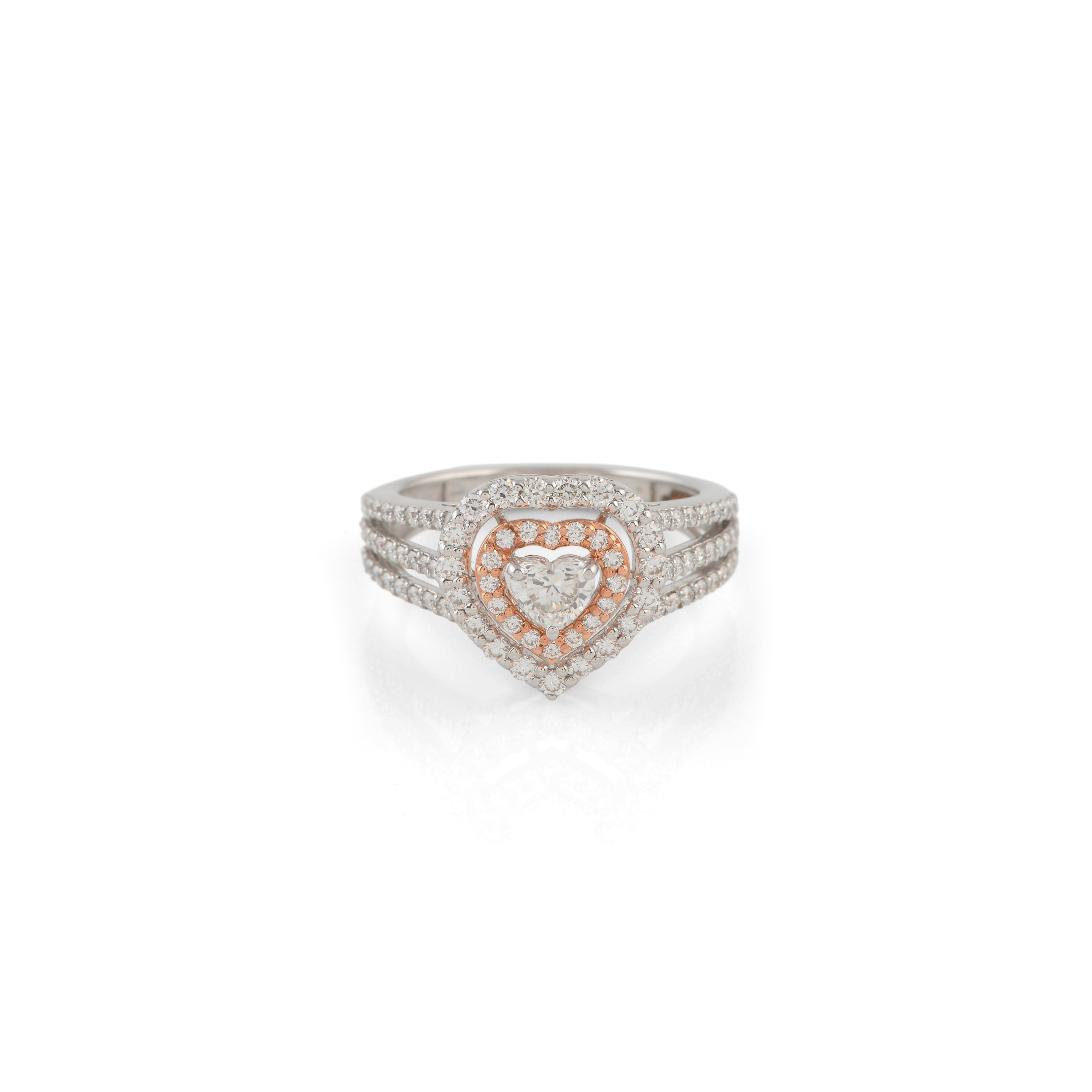 Brilliant Heart Diamond Ring - Krishna Jewellers Pearls and Gems