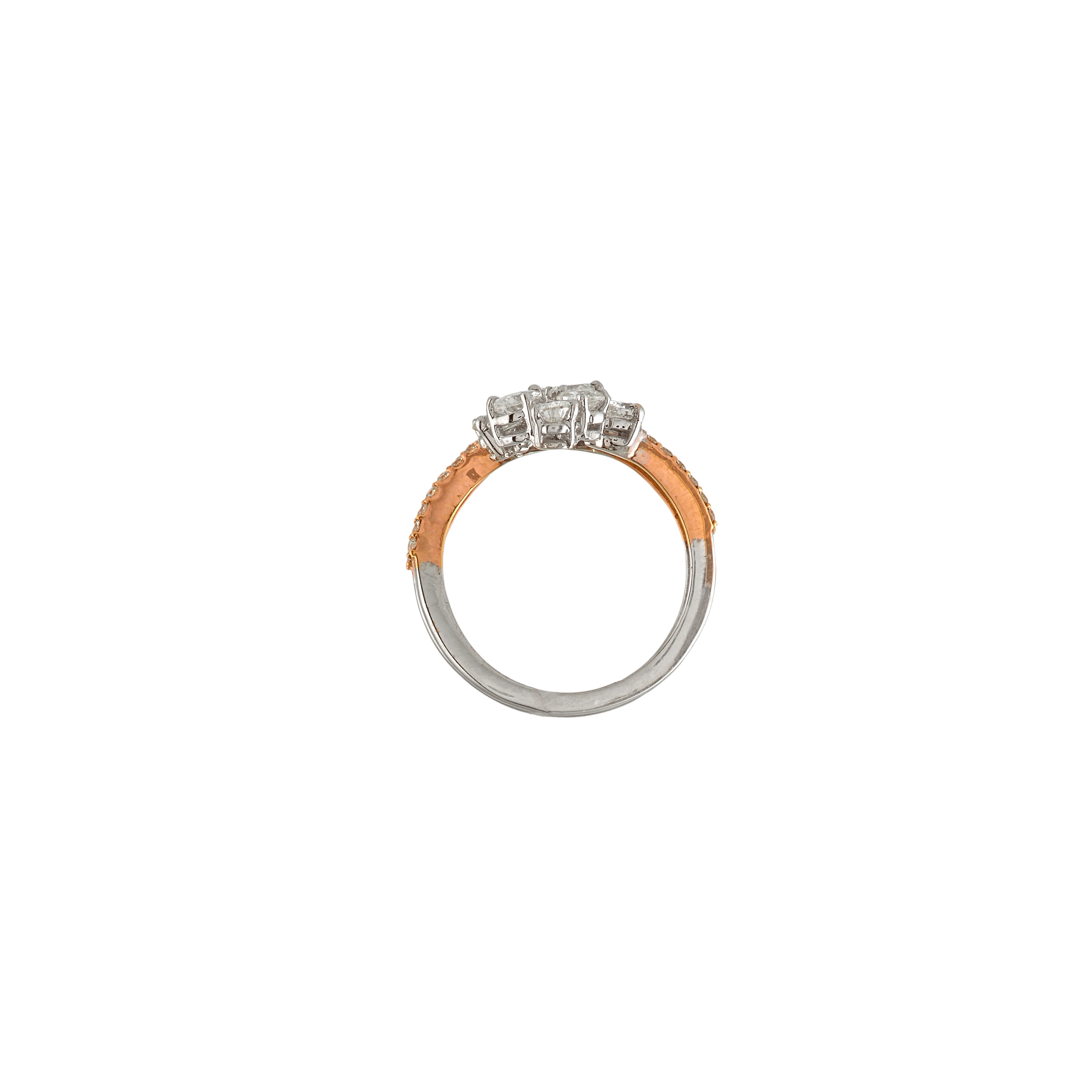 Radiant Flower Diamond Ring - Krishna Jewellers Pearls and Gems