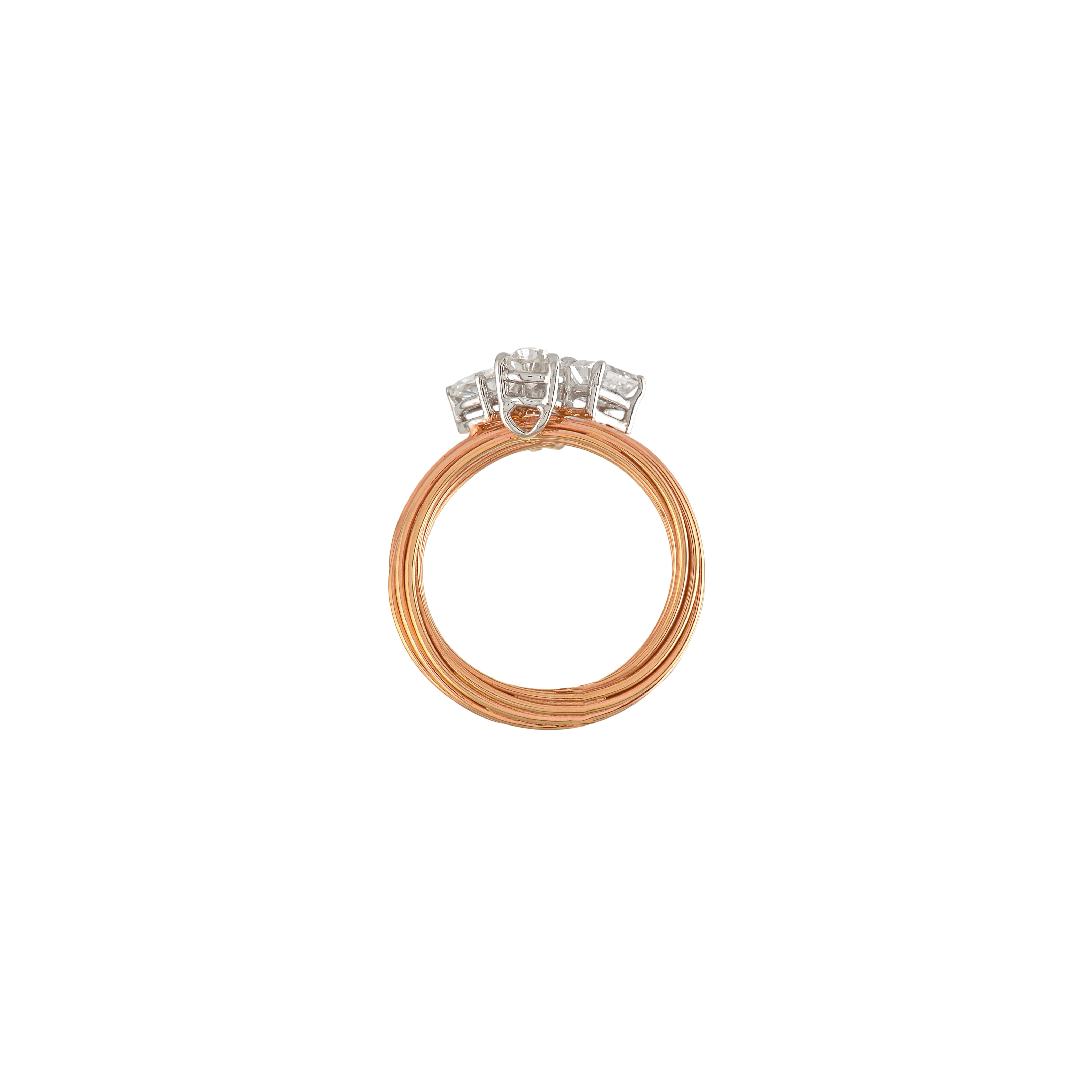 Multistrand Diamond Ring - Krishna Jewellers Pearls and Gems