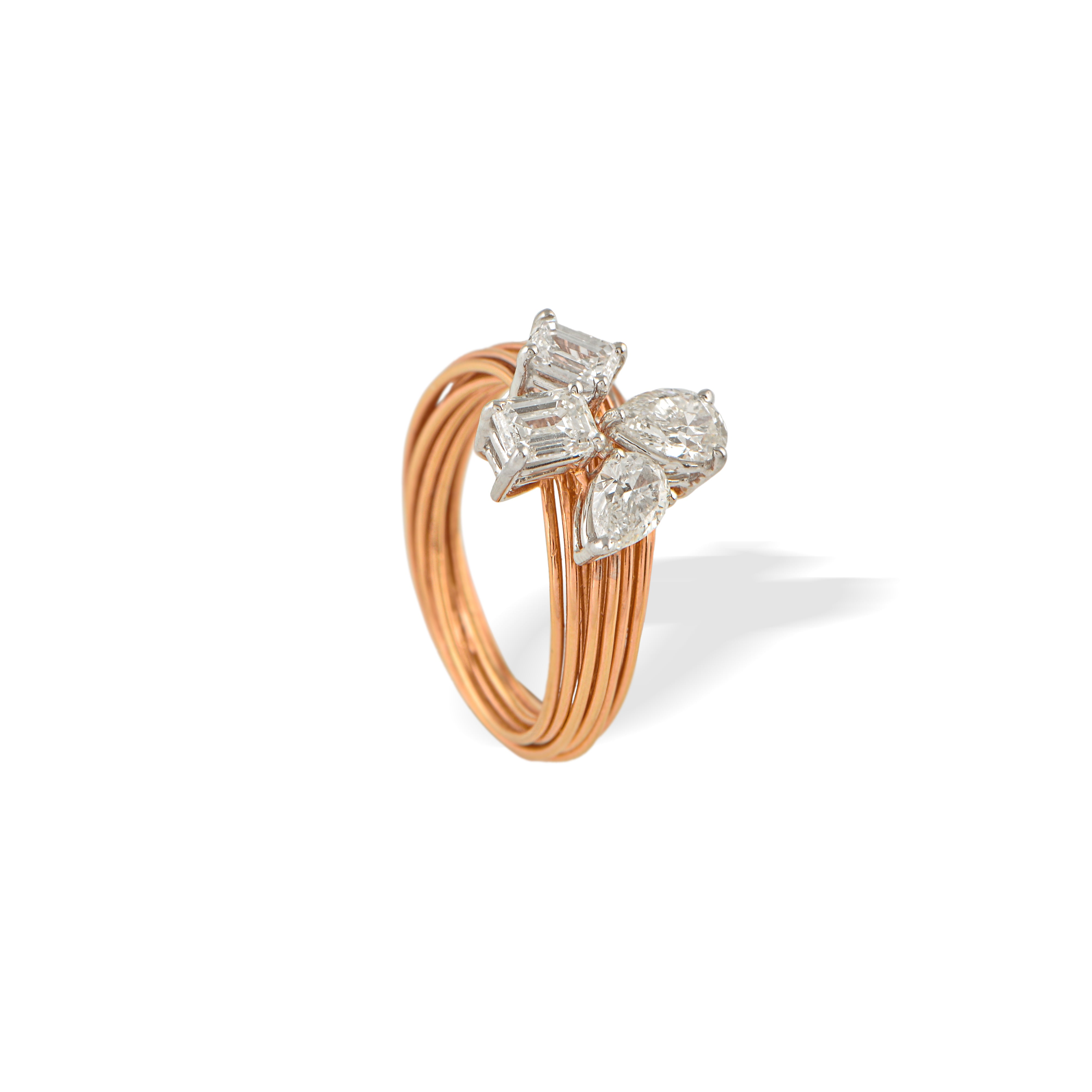 Multistrand Diamond Ring - Krishna Jewellers Pearls and Gems