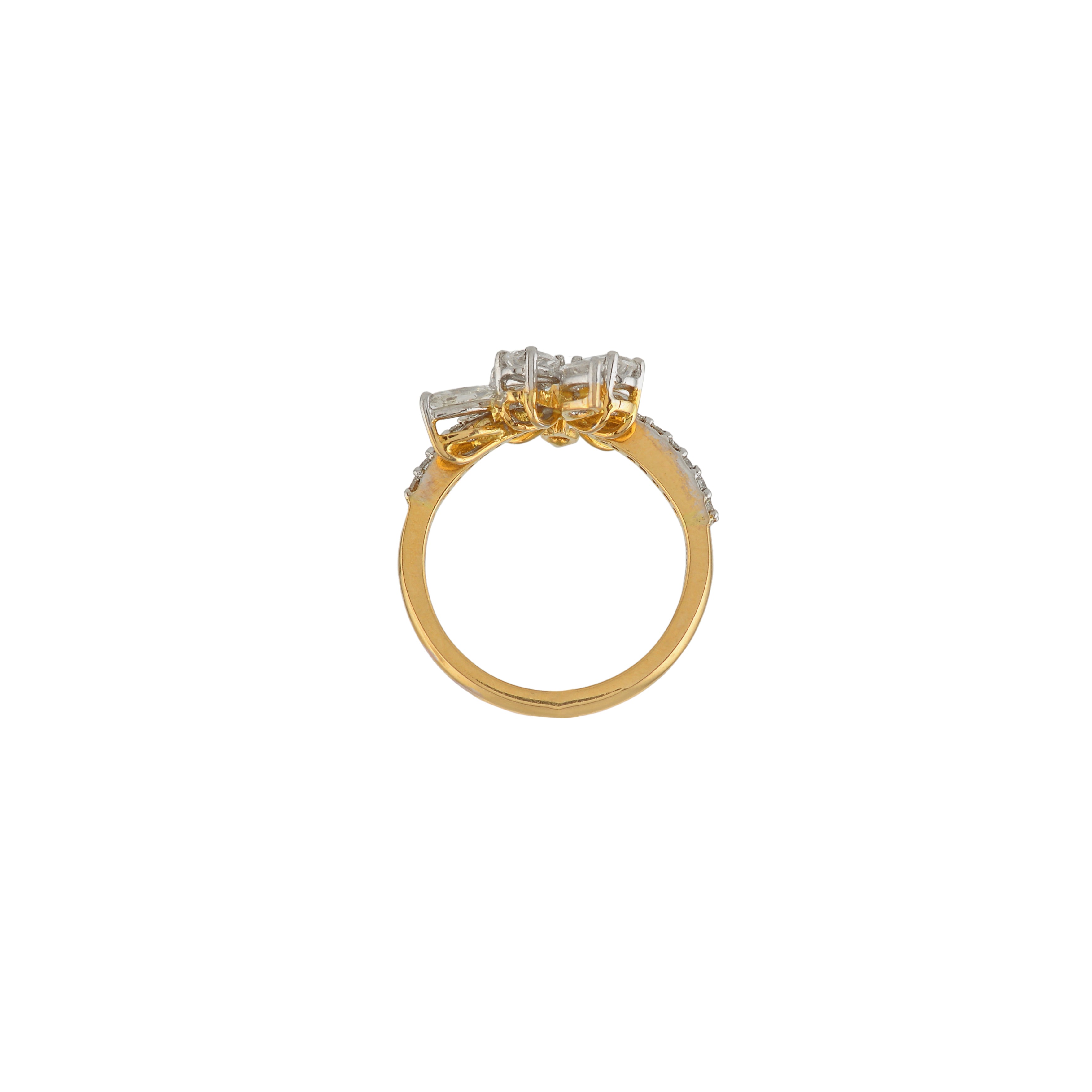 Floral Dreams Diamond Ring - Krishna Jewellers Pearls and Gems