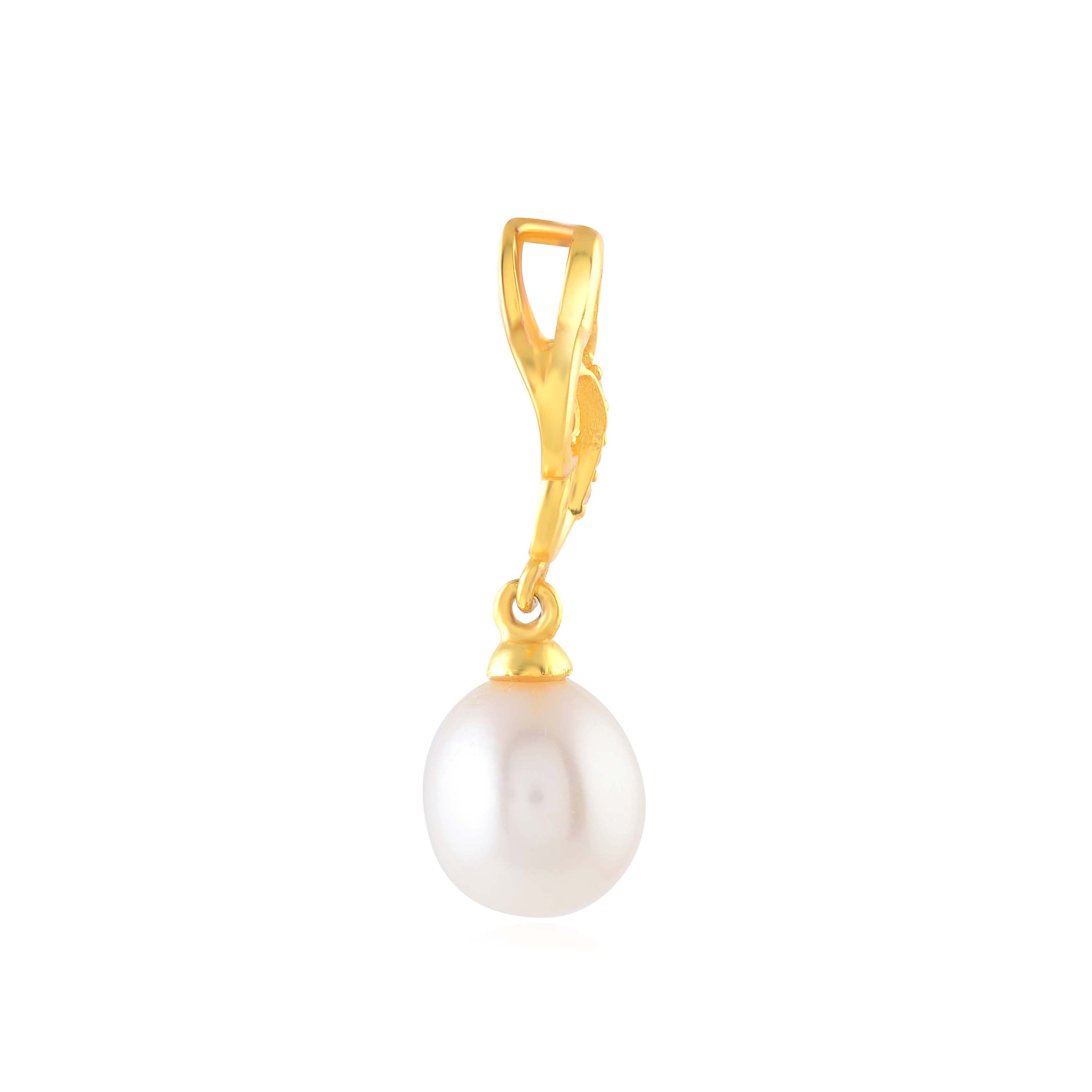 Fresh water Pearl Drop pendant - Krishna Jewellers Pearls and Gems
