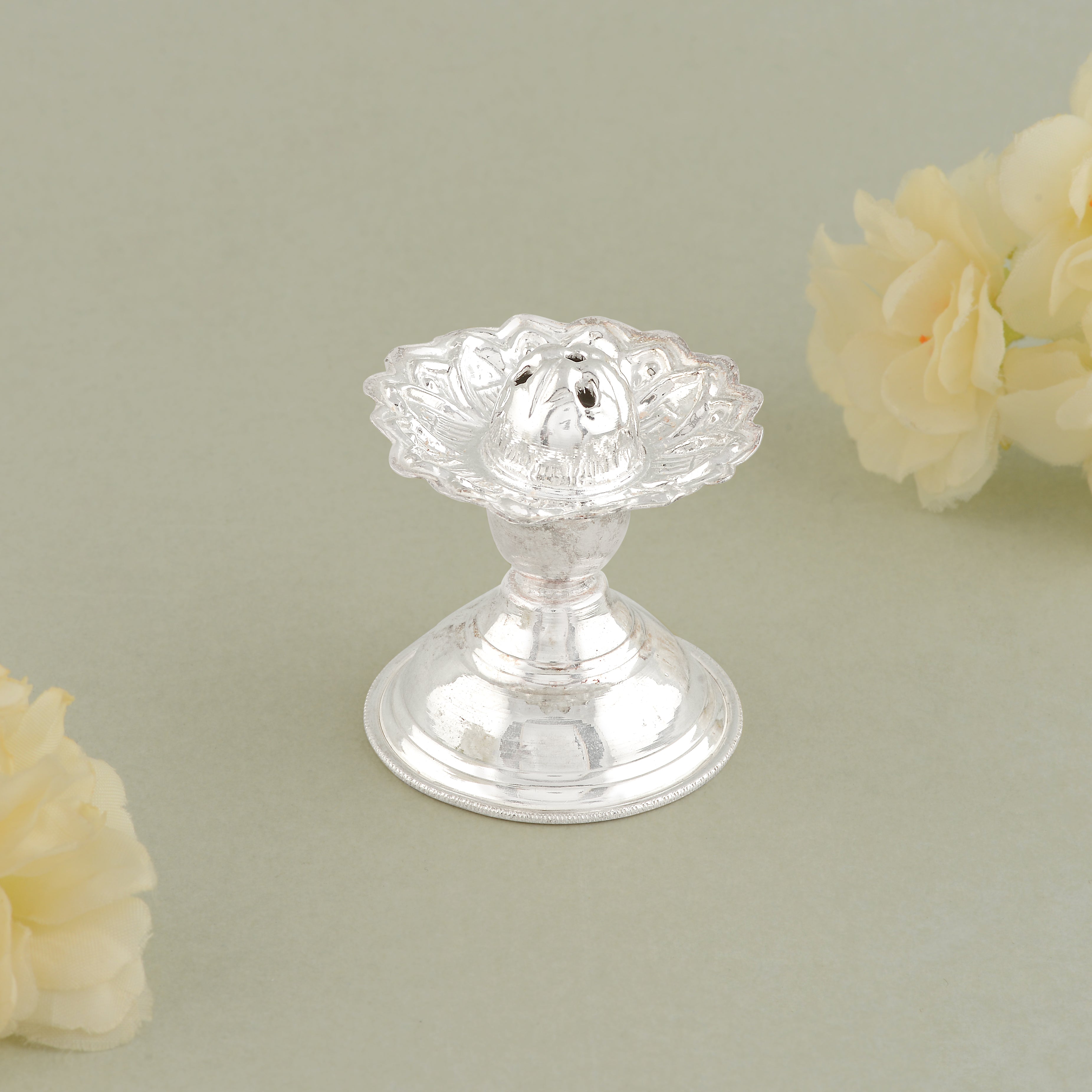 Pure Silver Small Agarbatti Stand