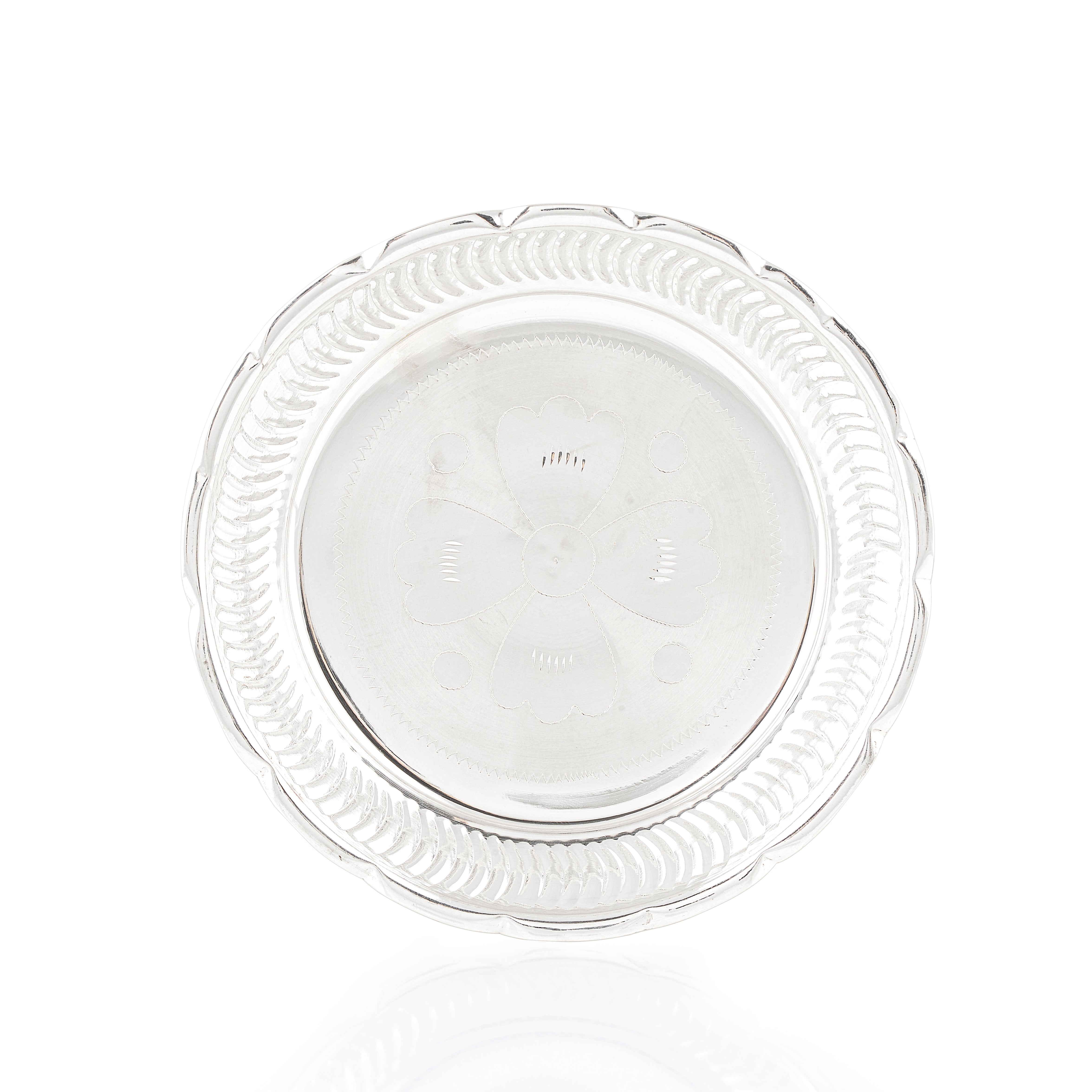 92.5 Pure Silver Pooja Plate