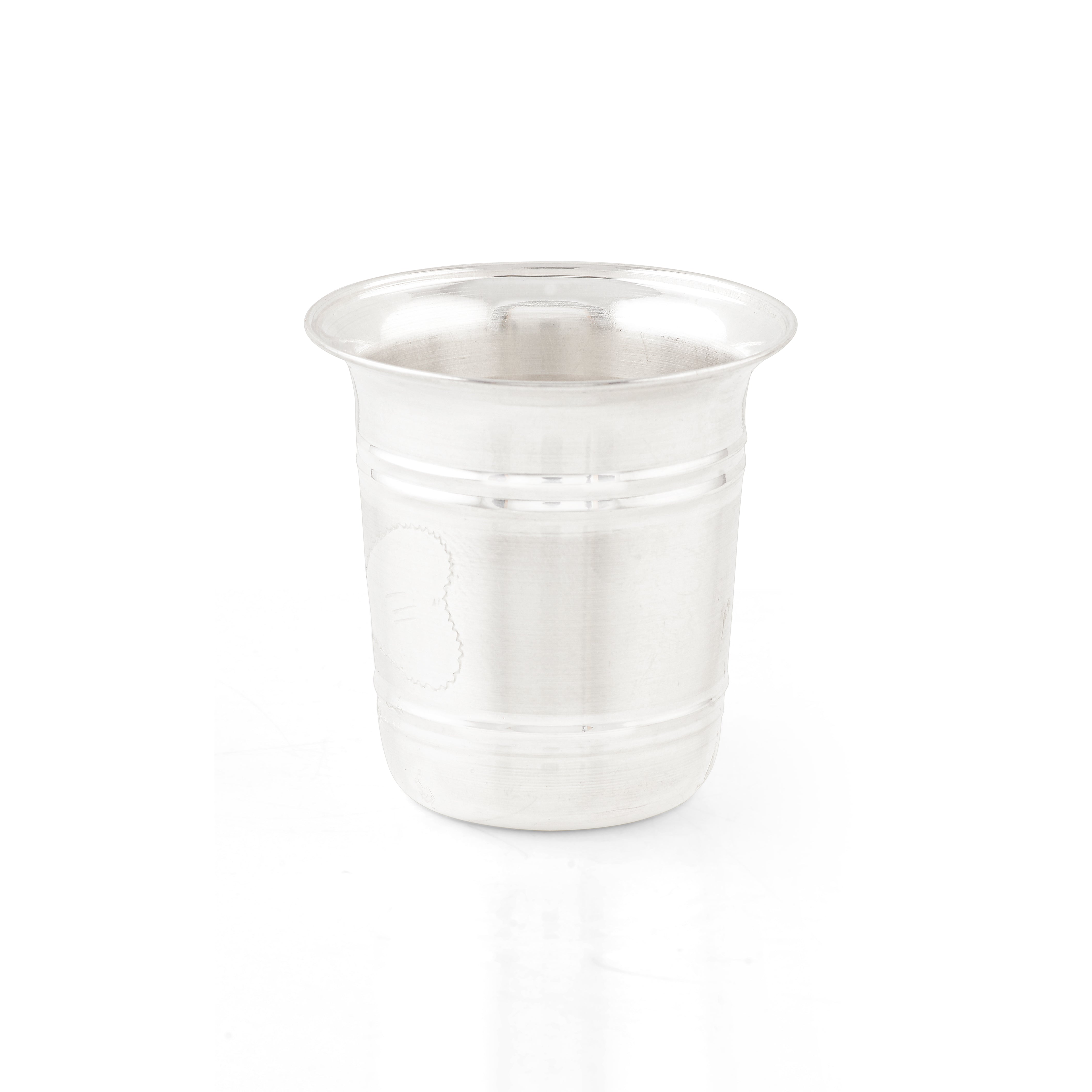 92.5 Pure Silver Plain Drinking Glass / Pooja Tumbler