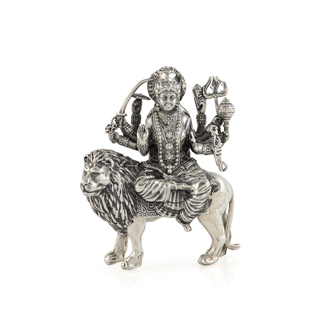 Maa Durga in Silver