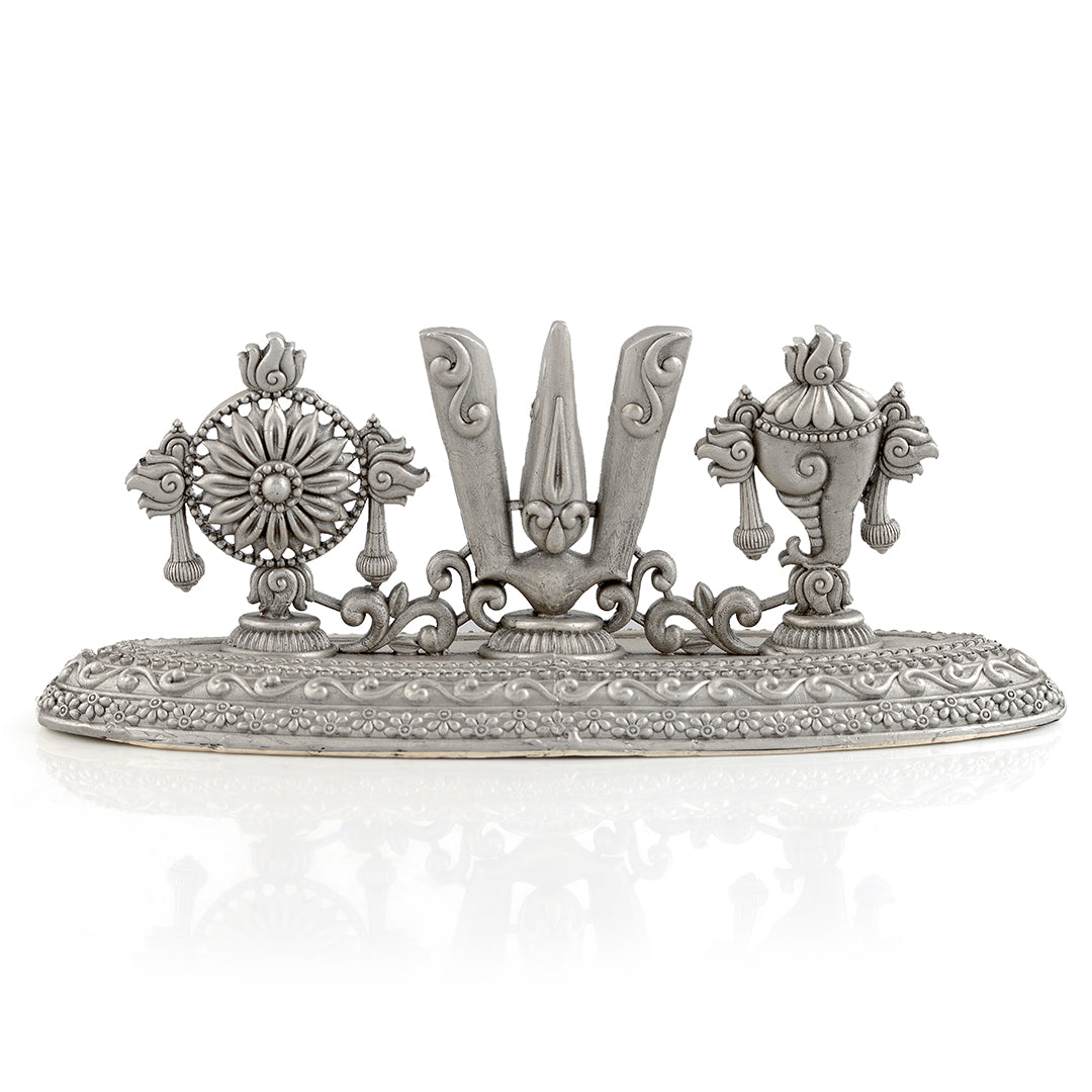 Lord Venkateswara with Shanku Chakra in Silver