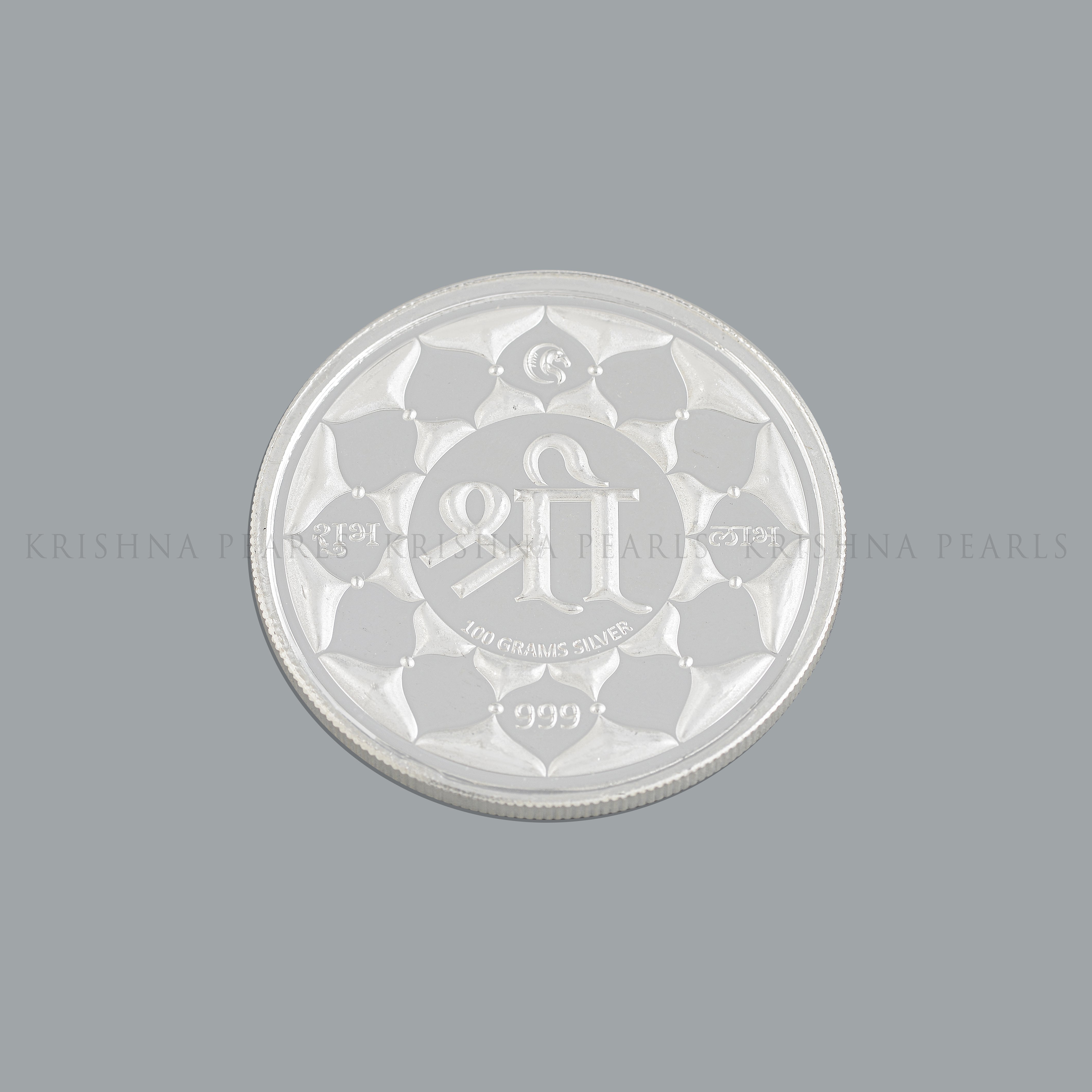 100 Gram Saraswathi Silver Coin - Krishna Jewellers Pearls and Gems