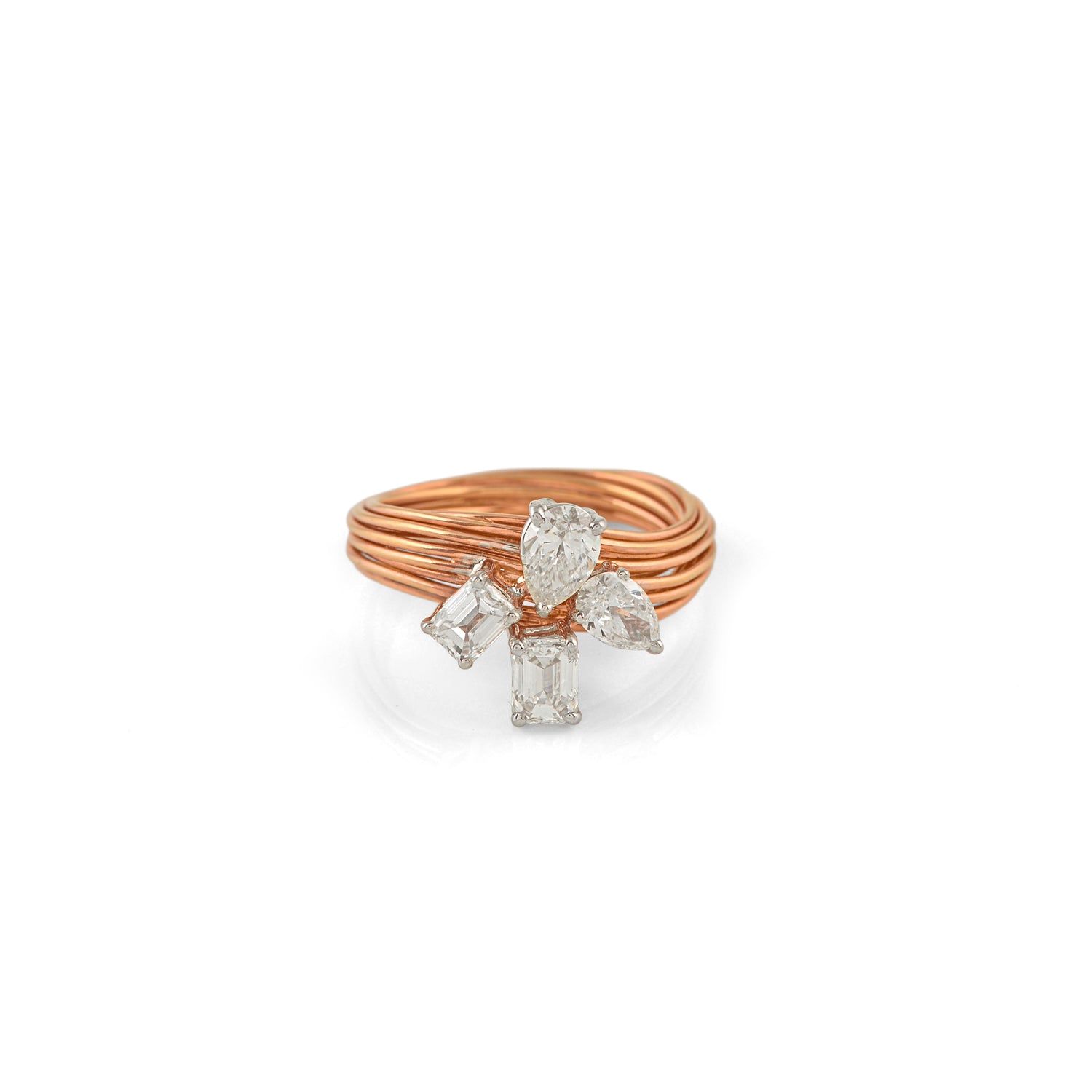 Multistrand Diamond Ring - Krishna Jewellers Pearls and Gems