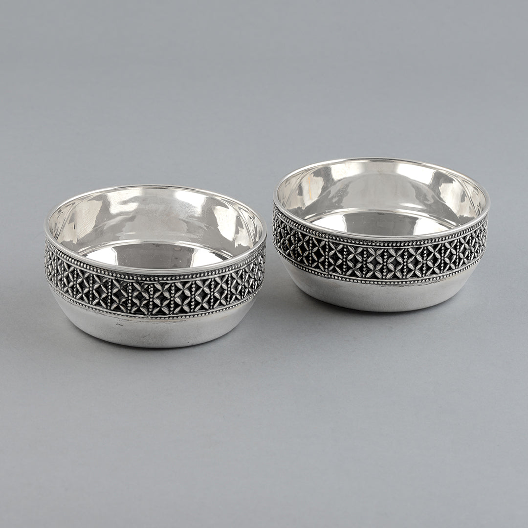 92.5 Silver Dinner Set - Krishna Jewellers Pearls and Gems