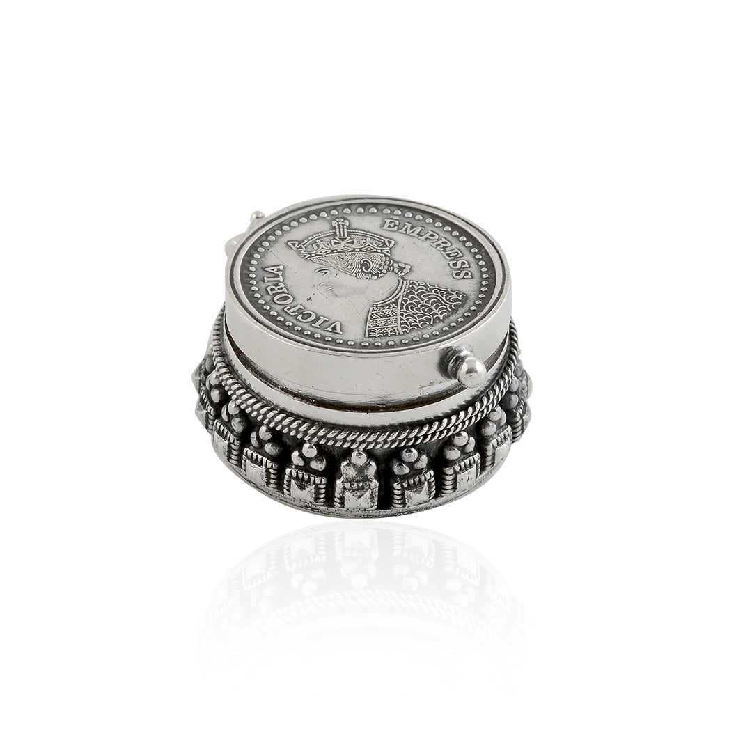 Exquisite Victoria Empress Design Antique Style Kumkum Bharani - Krishna Jewellers Pearls and Gems