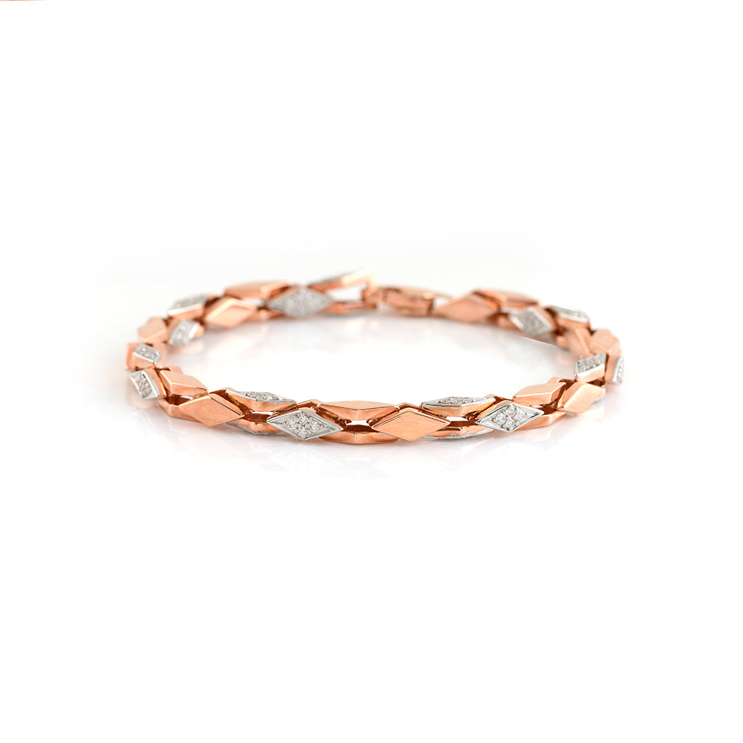 Rhombus Diamond Bracelet - Krishna Jewellers Pearls and Gems