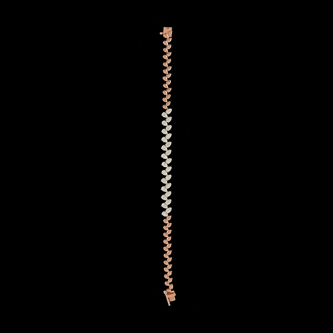 Zig Zag tennis diamond bracelet - Krishna Jewellers Pearls and Gems