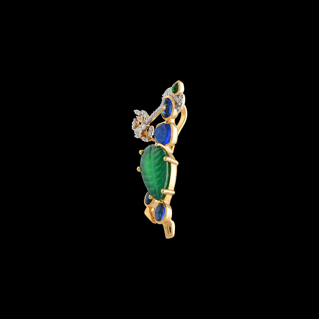 Kanaiya Diamond Pendant - Krishna Jewellers Pearls and Gems