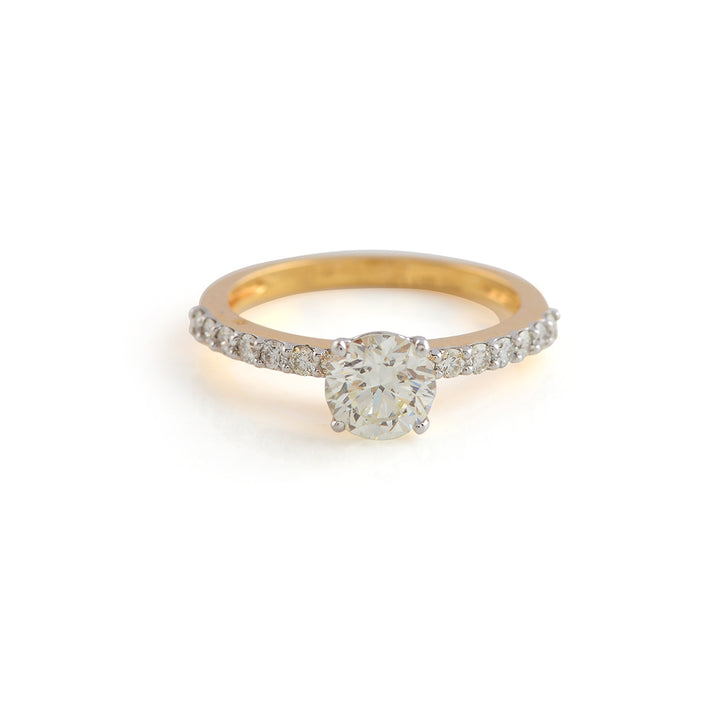 Soundrya Diamond Engagement Ring - Krishna Jewellers Pearls and Gems