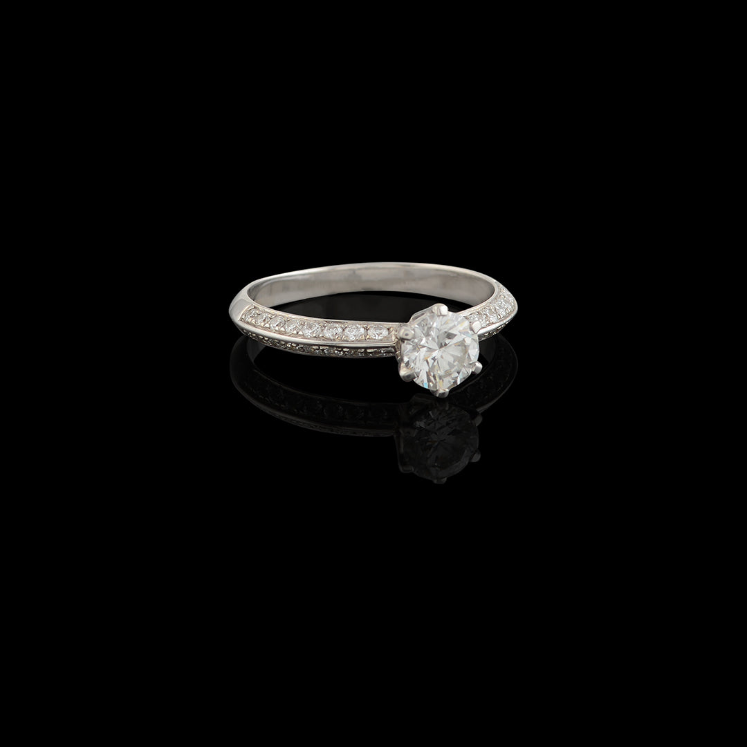 Apsara diamond engagement ring - Krishna Jewellers Pearls and Gems