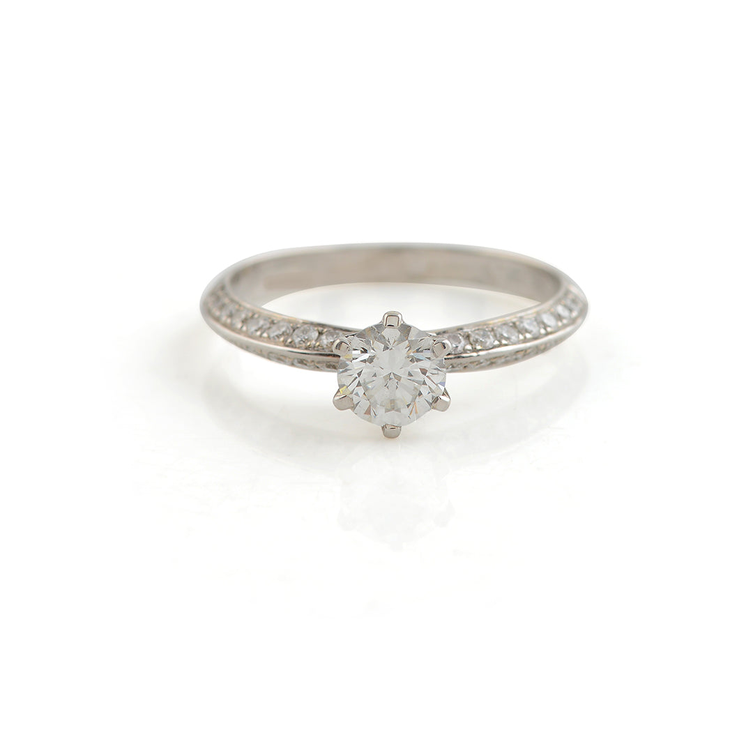 Apsara diamond engagement ring - Krishna Jewellers Pearls and Gems