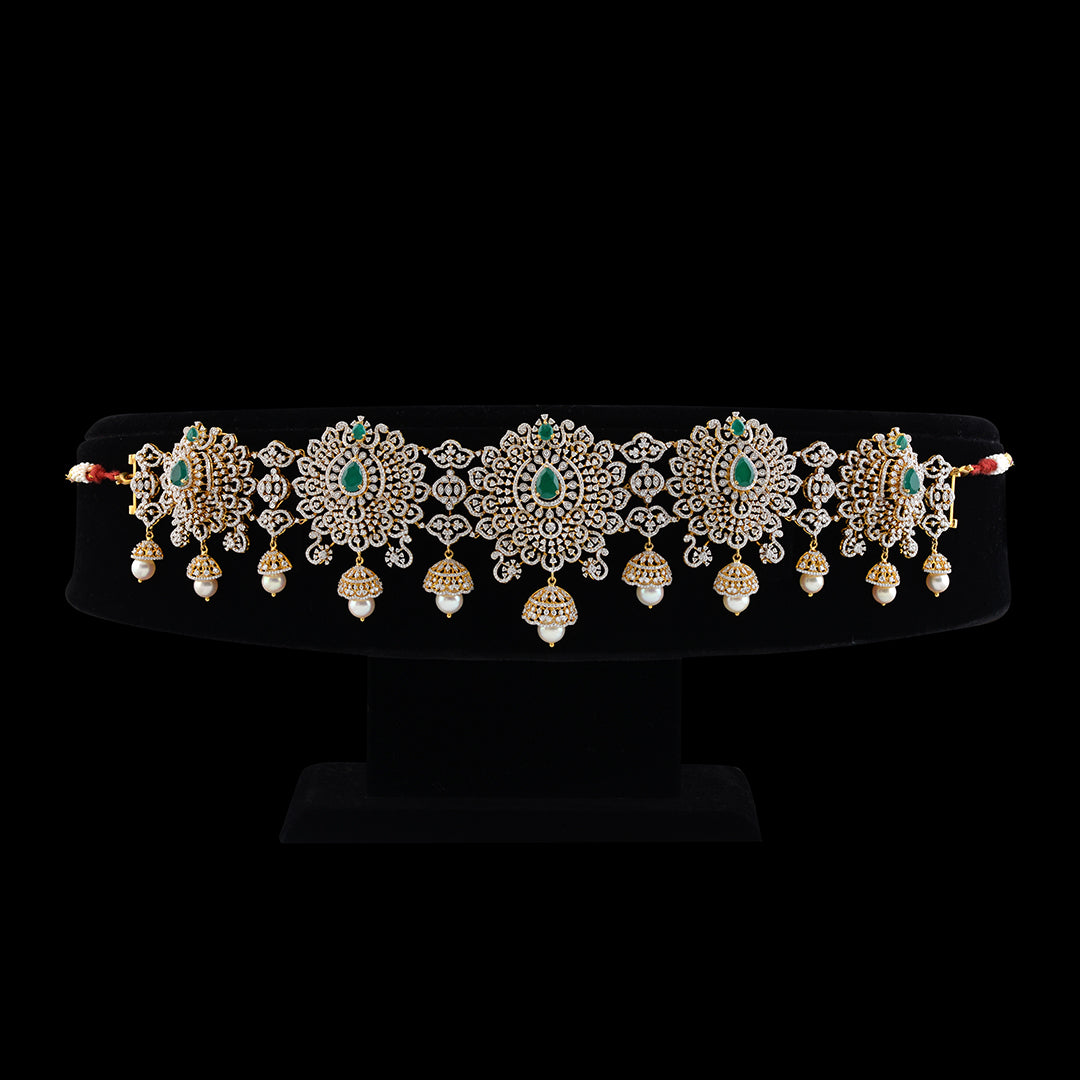 Luxy Pearl And Diamond Vaddanam - Krishna Jewellers Pearls and Gems