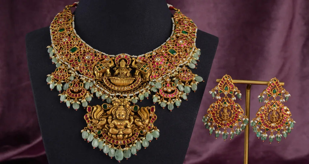 Divine Sparkle:  The Spiritual significance of Kundan Adornments