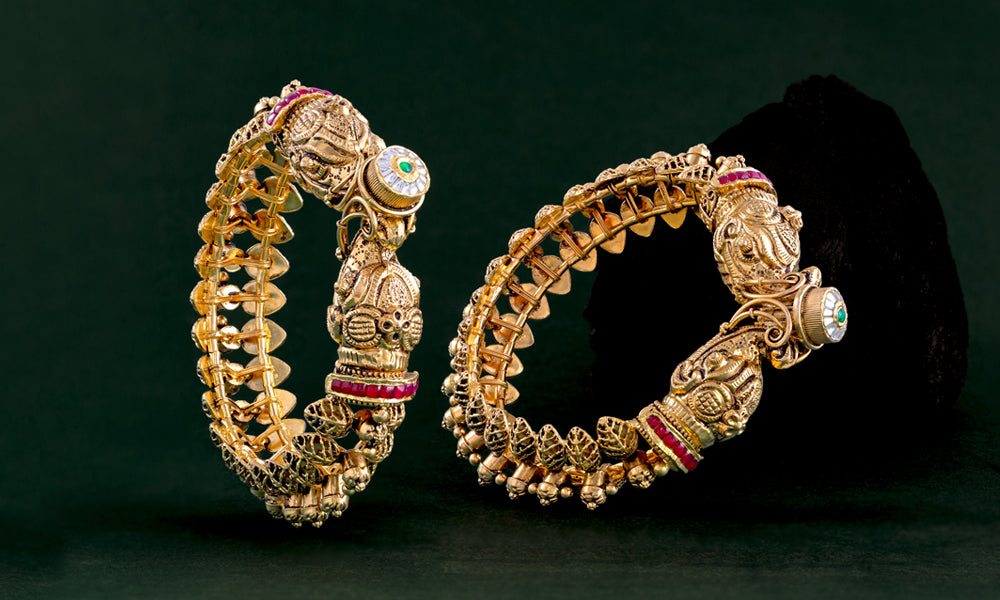 Gold Bangles Online at Krishna Jewellers