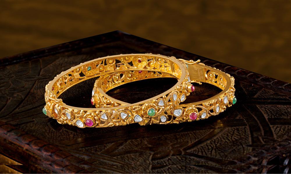 Gold Bangles Designs