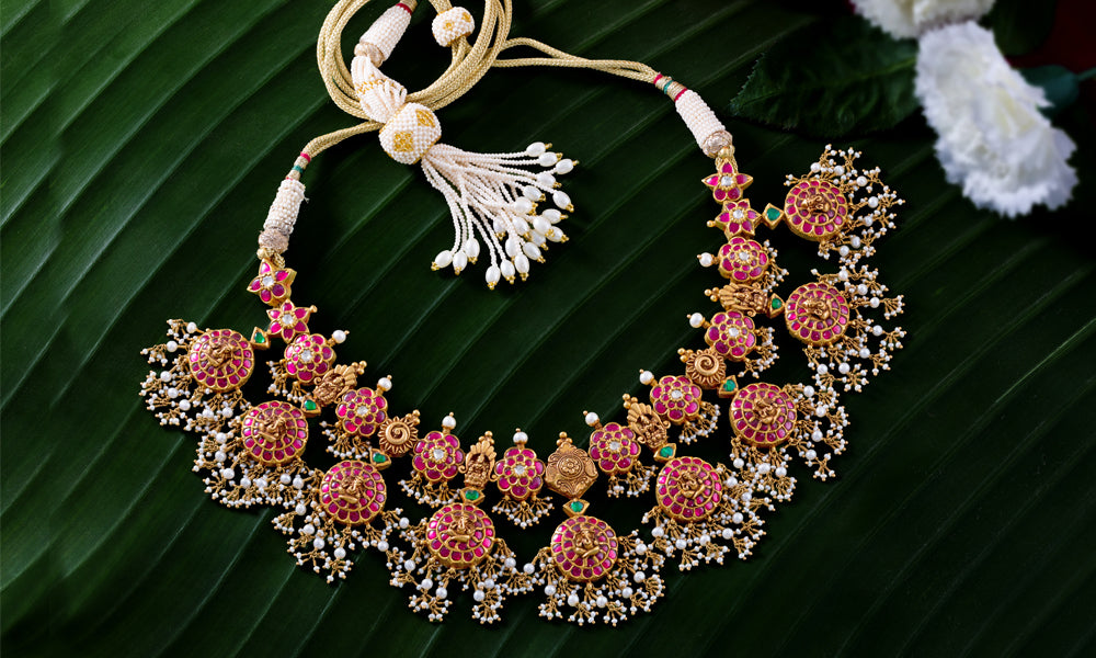 Kundan Gold Necklace Online