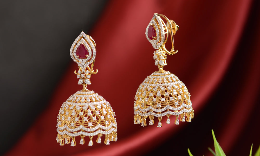 Jhumka earrings