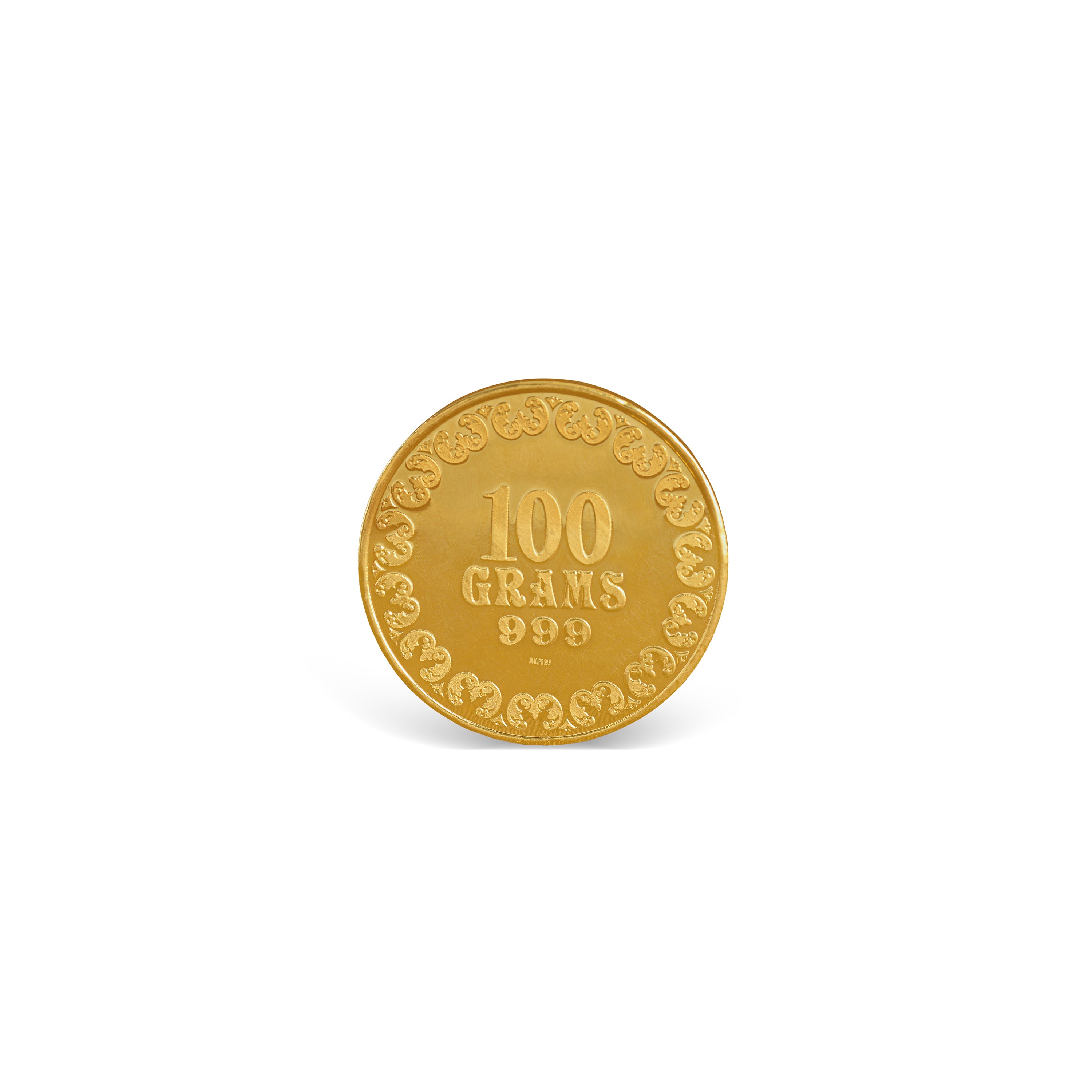 Buy 24K Laxmi Gold Coin in 100 Grams Online store