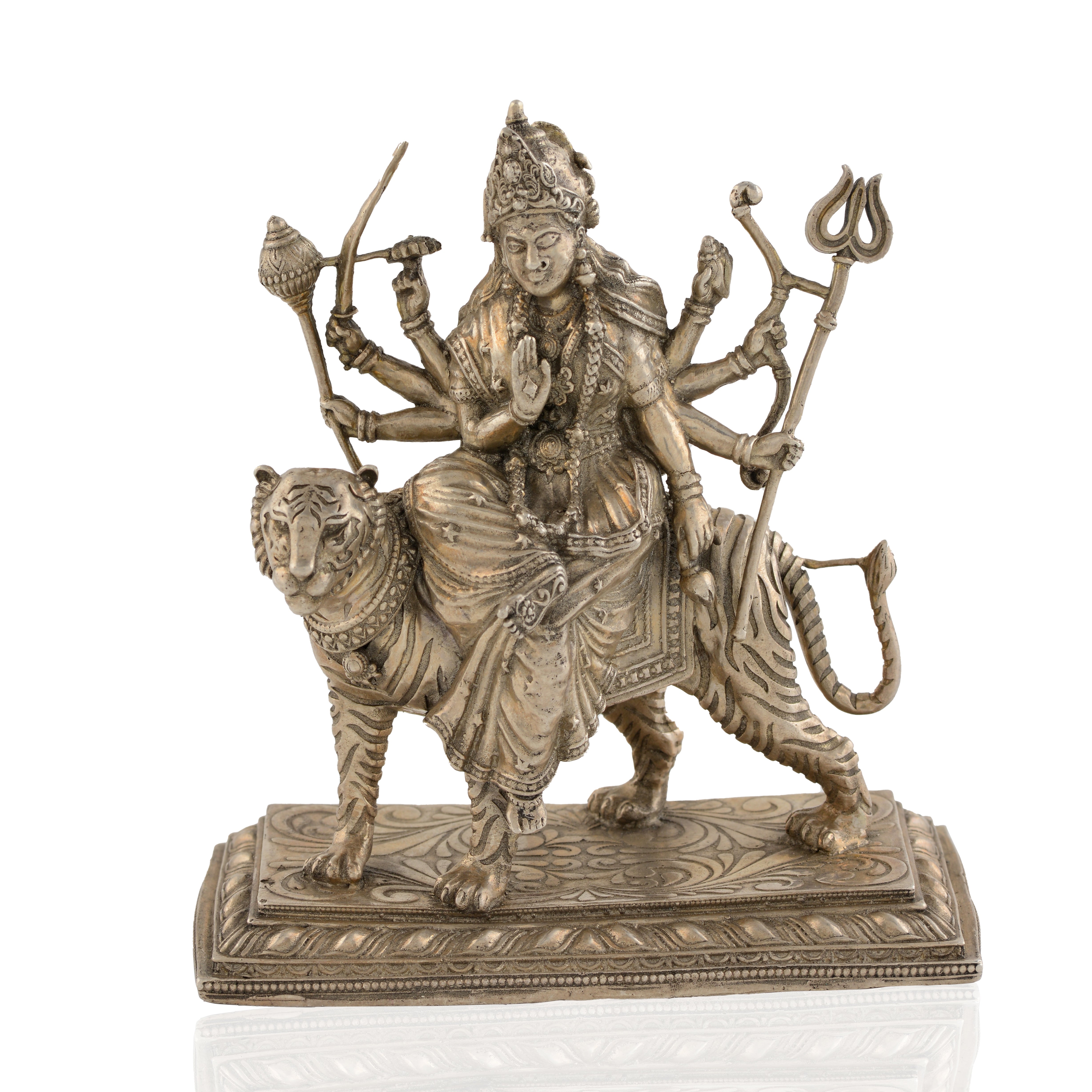 Pure Silver Maa Durga Idol