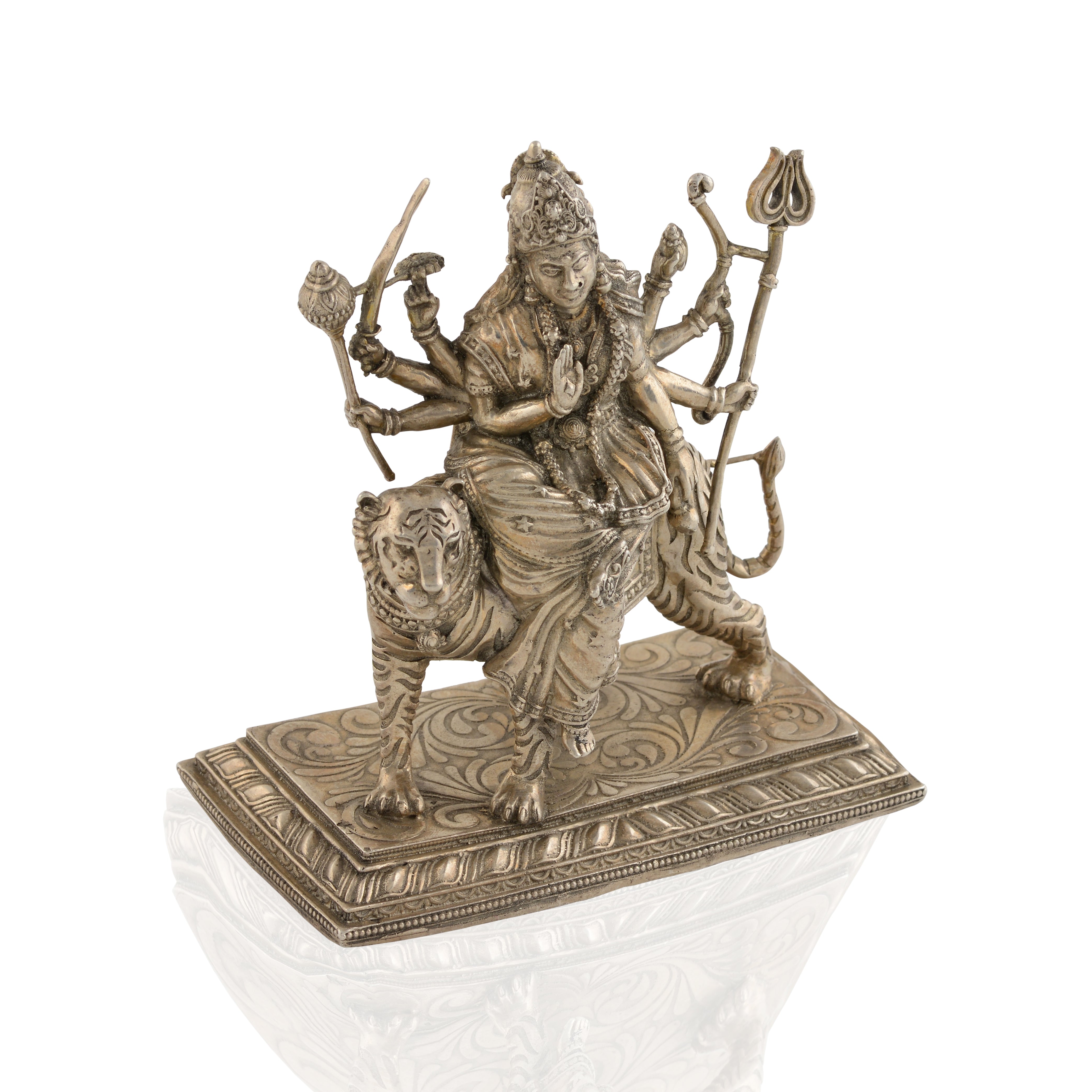 Pure Silver Maa Durga Idol