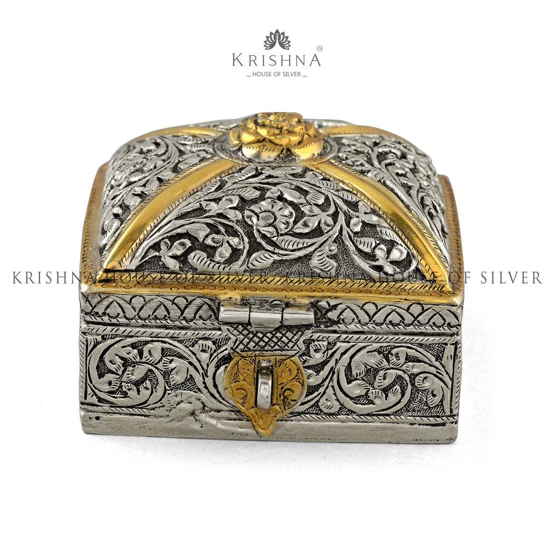 Rustic Silver Box - Krishna Jewellers Pearls and Gems