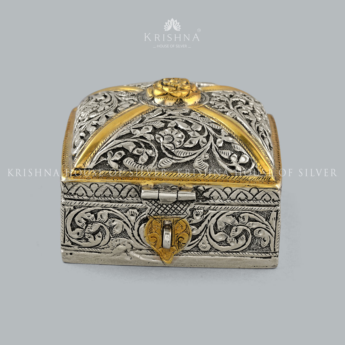 Rustic Silver Box - Krishna Jewellers Pearls and Gems