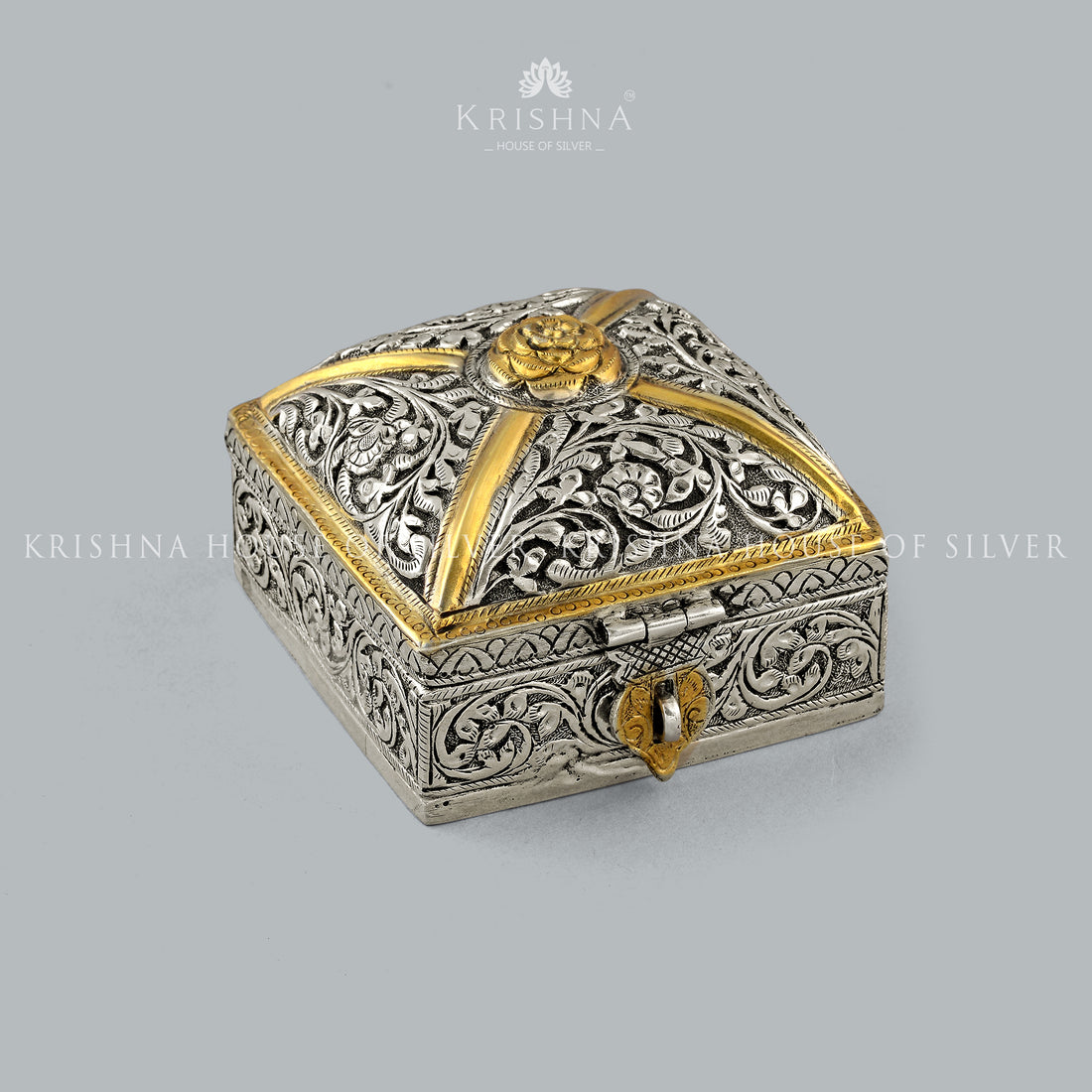 Rustic Silver Box - Krishna Jewellers Pearls and Gems
