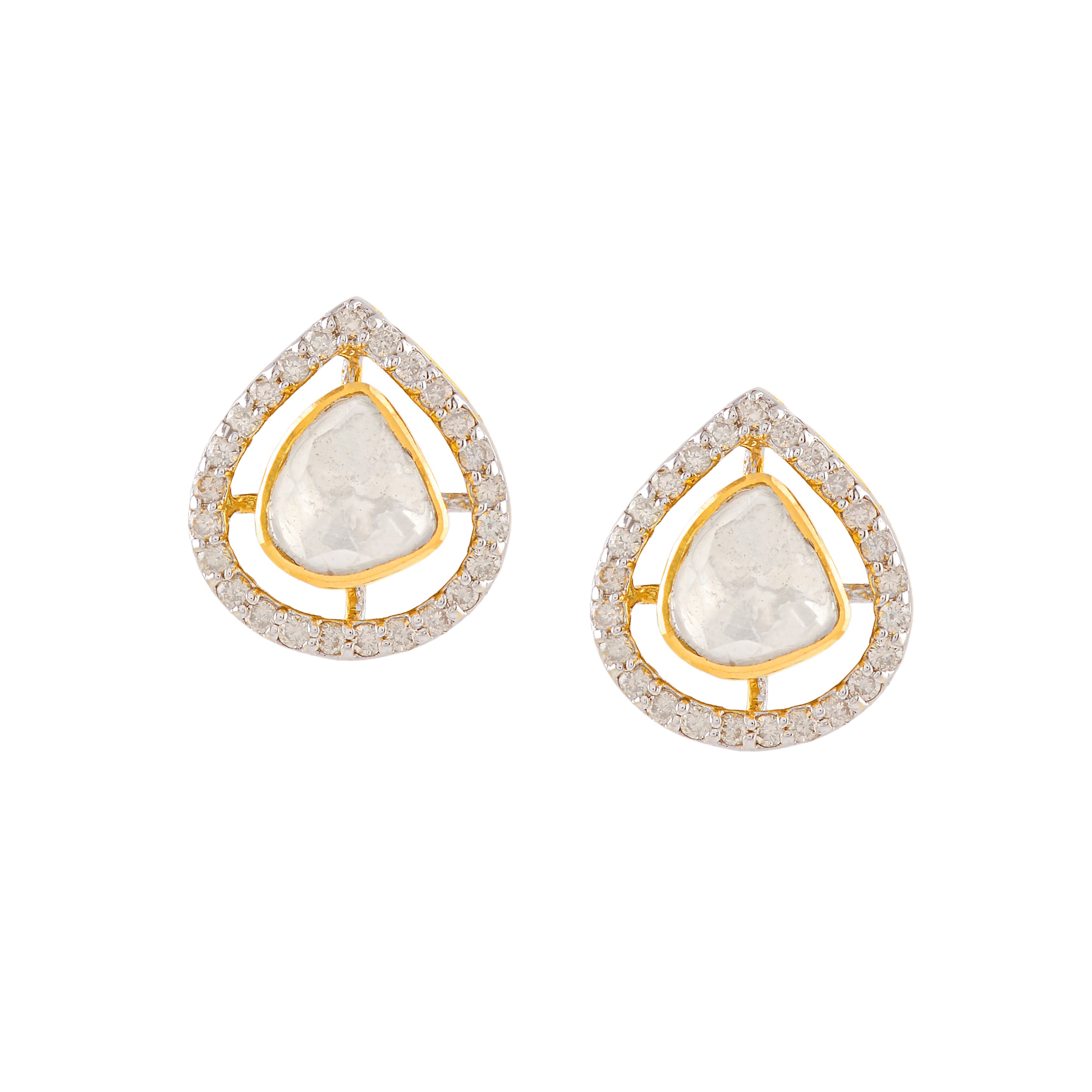 Beautiful Diamond Polki Earrings