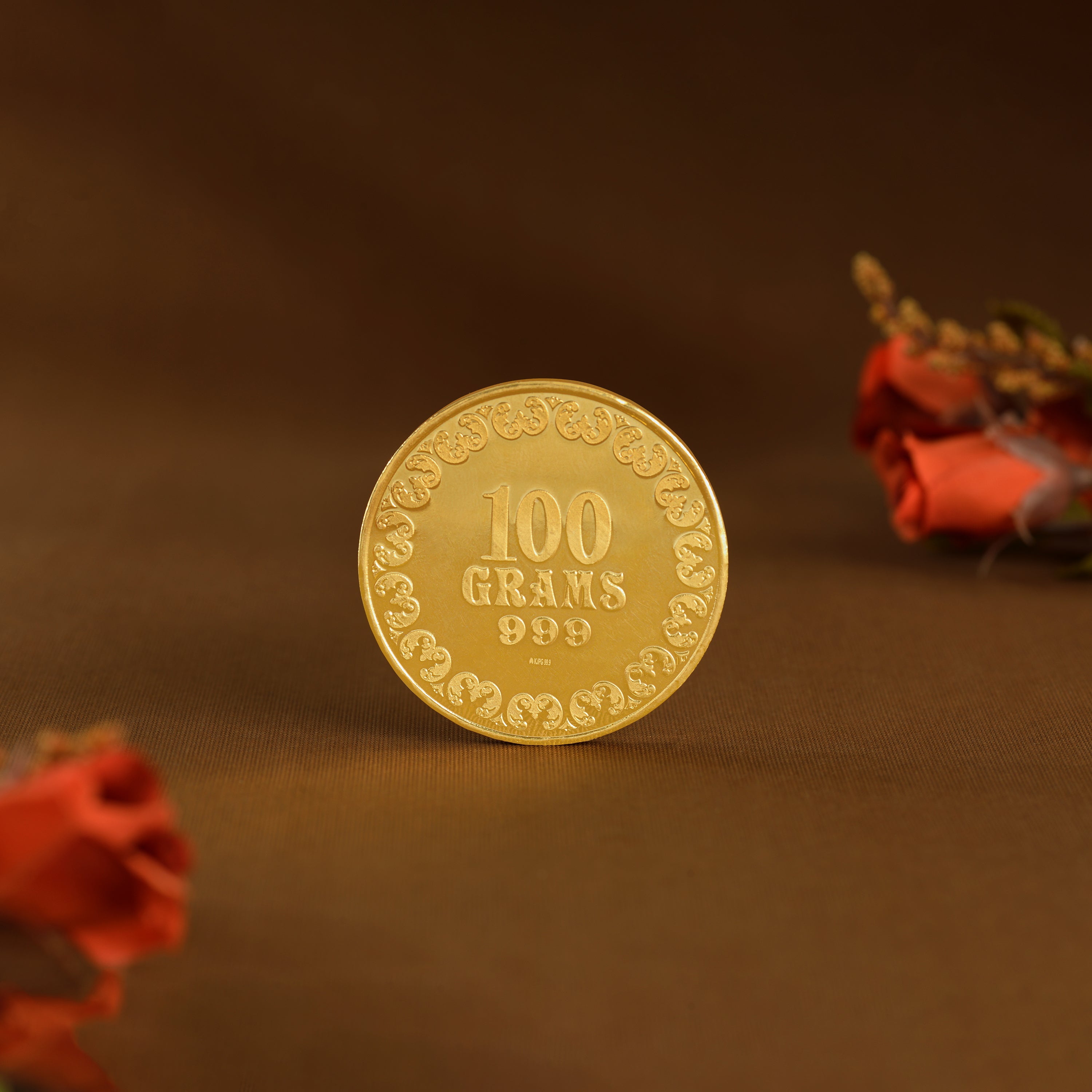 24K Laxmi Gold Coin in 100 Grams
