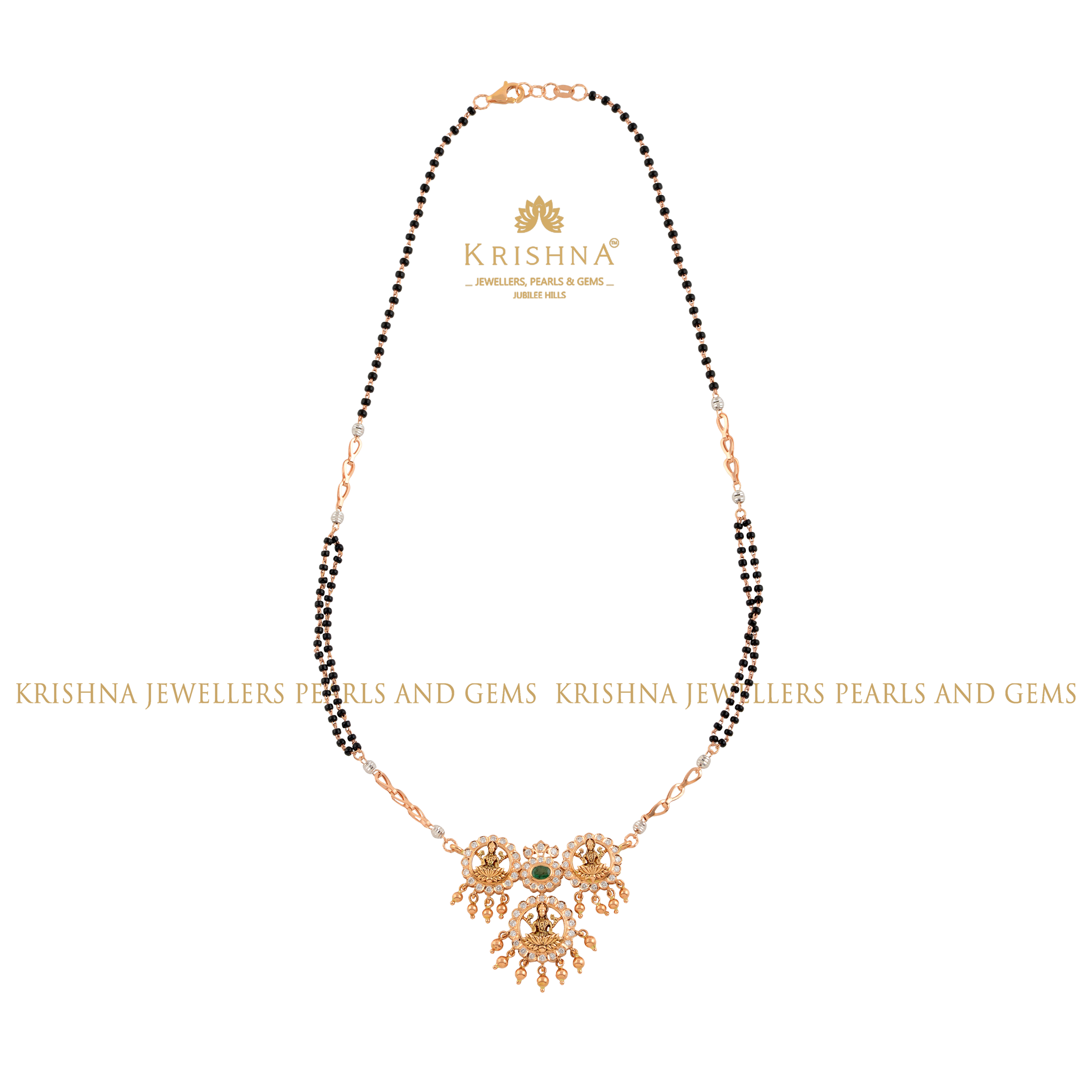 Traditional Mangalsutra with Laxmi Pendant