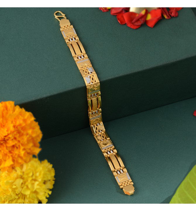 Gold Radium Polish Bracelet For Men