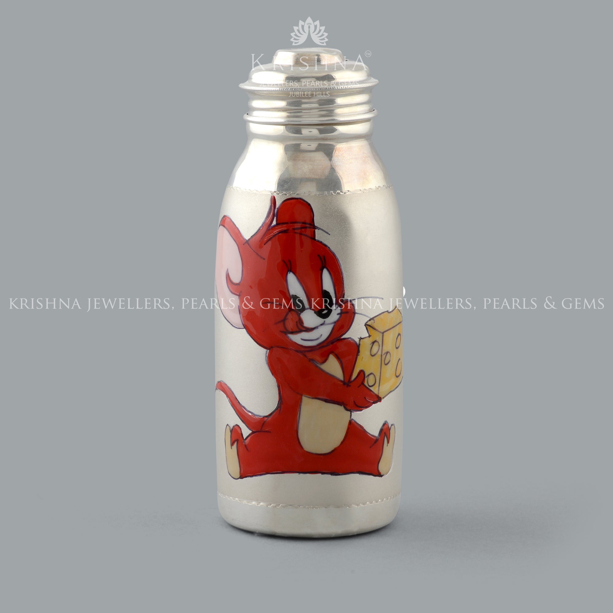 Silver Bottle with Jerry Sticker