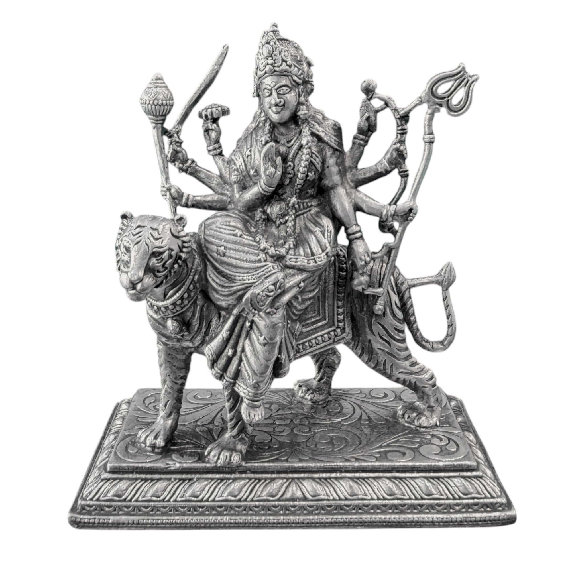 Pure Silver Maa Durga Idol