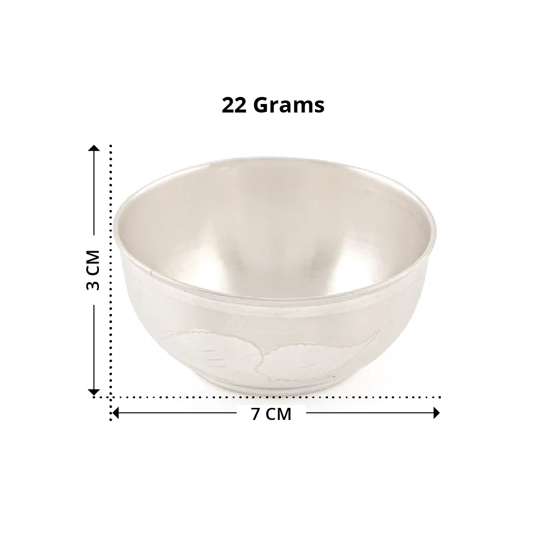 Plain 92.5 Silver Small Bowl