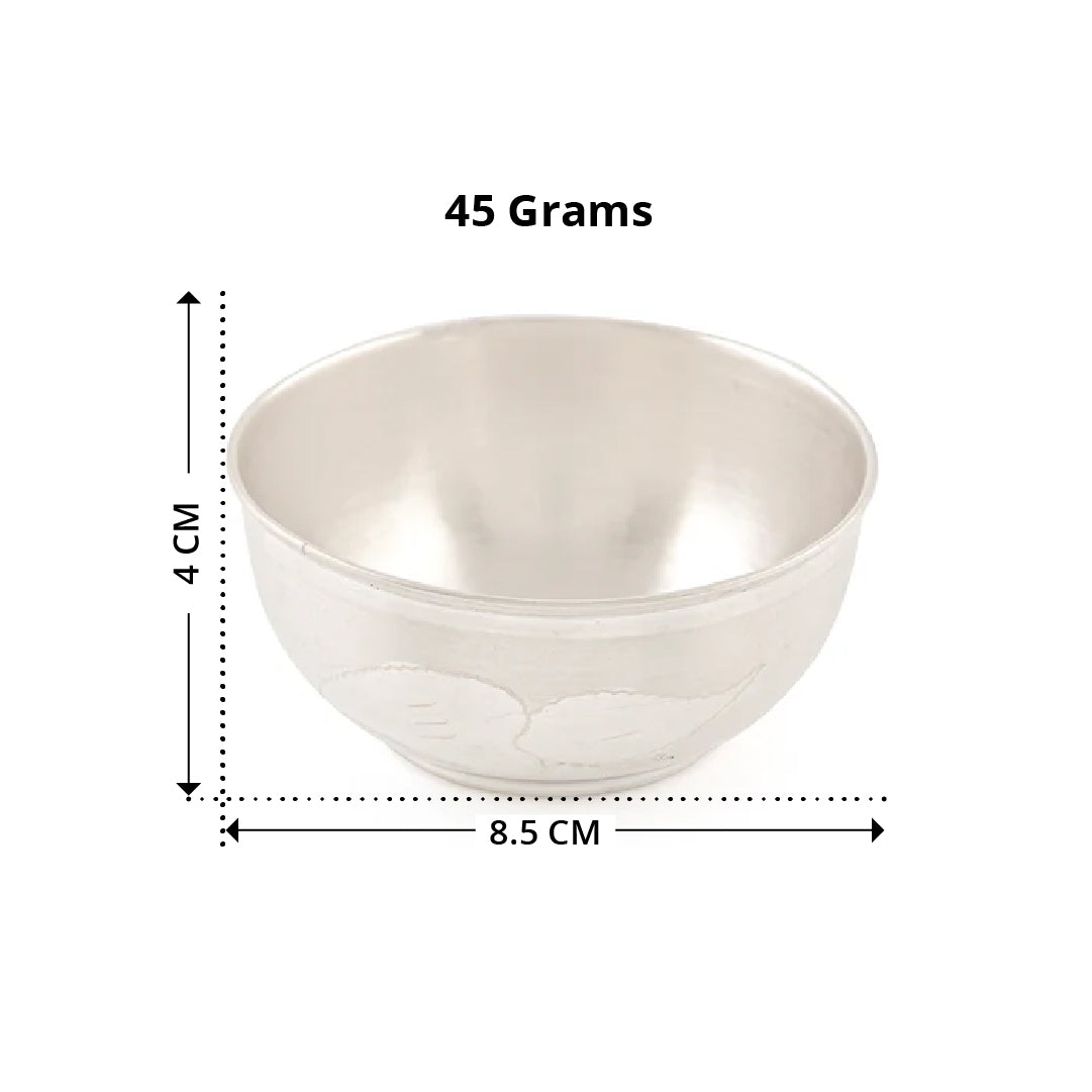 Plain 92.5 Silver Small Bowl