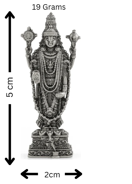 Silver Venkateswara Swamy Idol