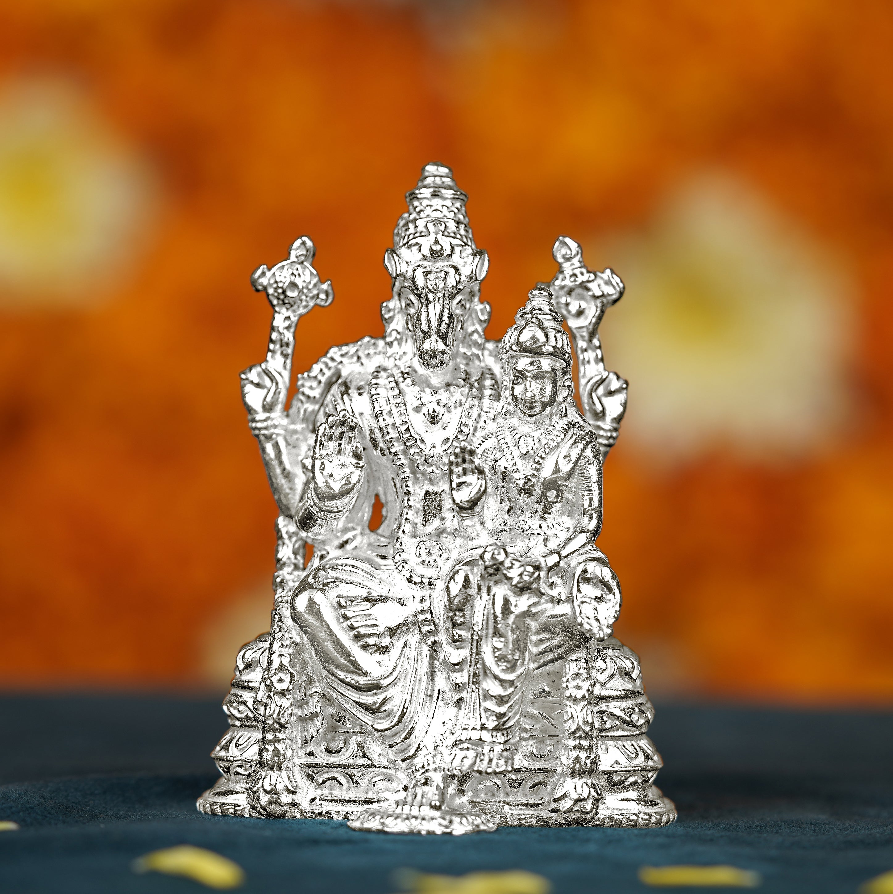 Buy Divine Lakshmi-Hayagriva Idol in Silver | Krishna Jewellers