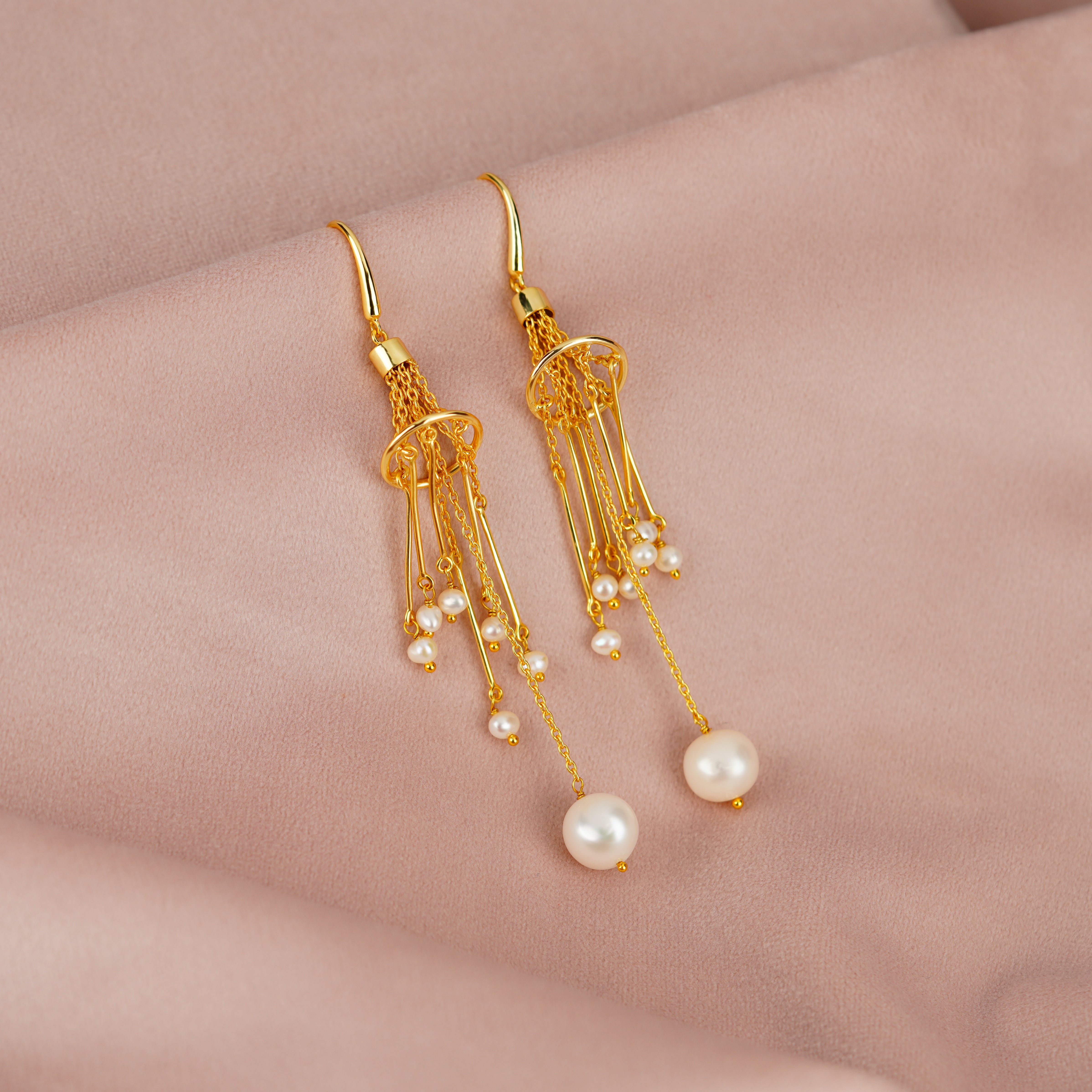 Regal Pearl Jhoomar Earrings