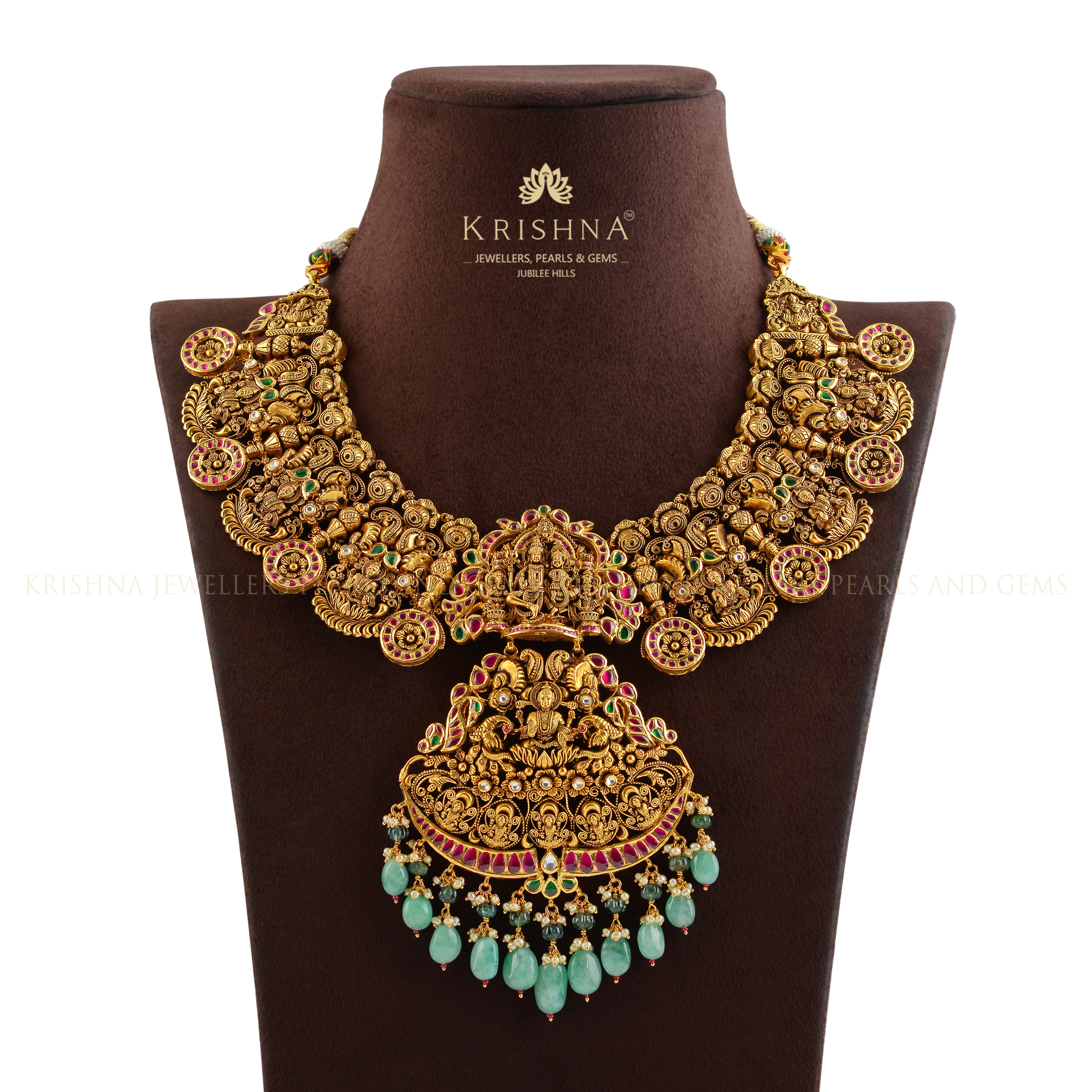 Shiv Parvati Gold Necklace