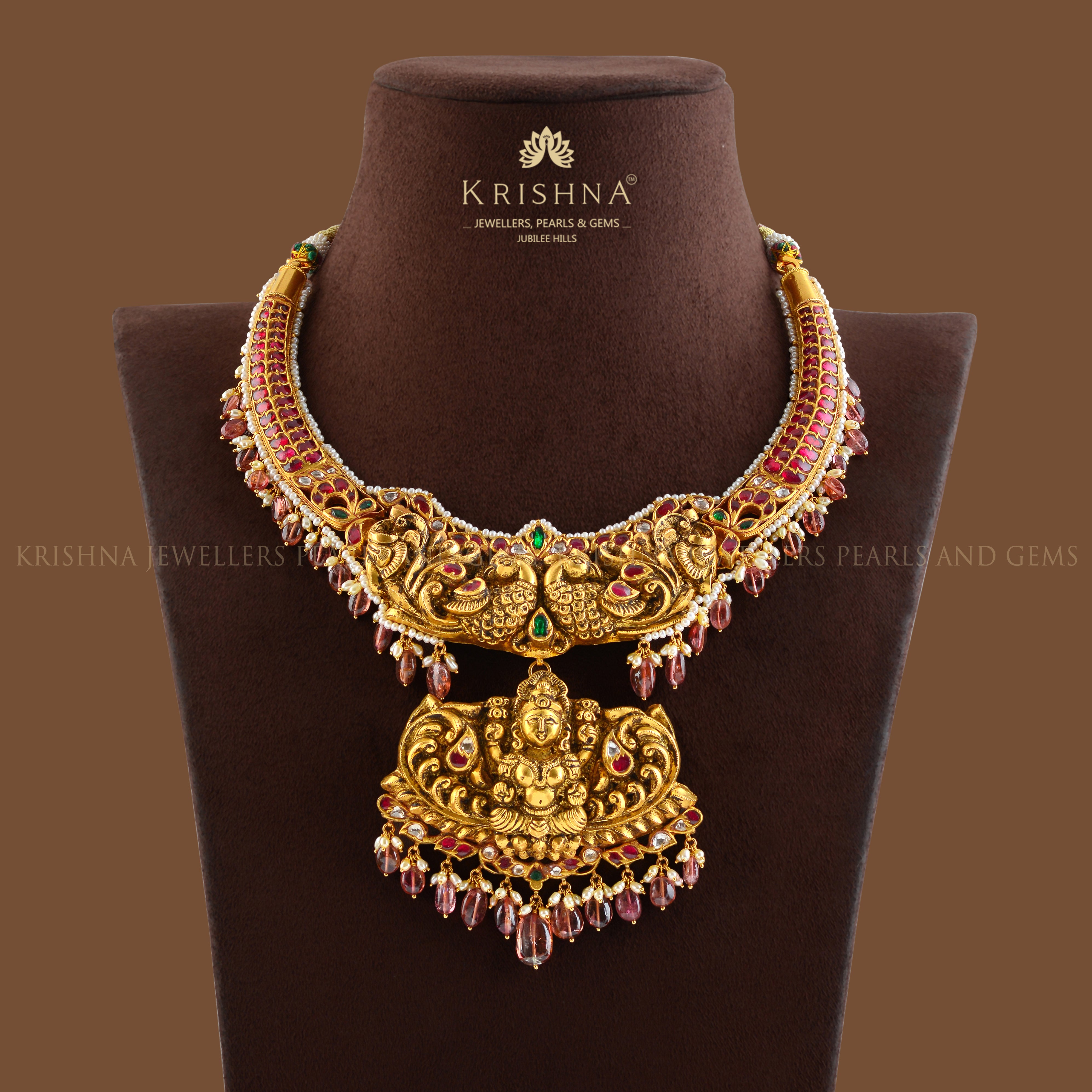 Kundan Gold Kanti Necklace